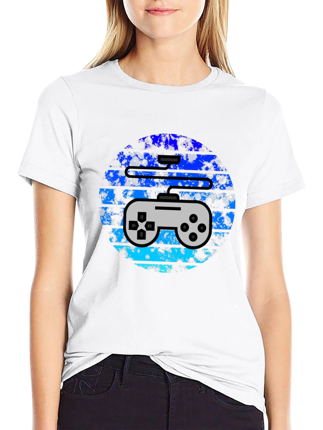 Gamer Graphic Tee - Retro Controller Design