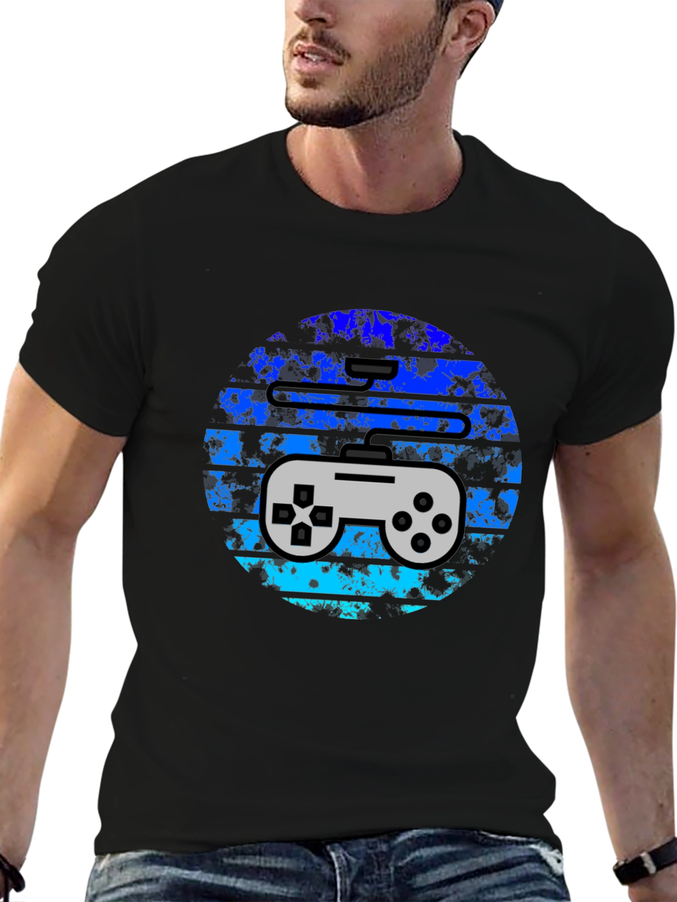 Gamer Graphic Tee - Retro Controller Design