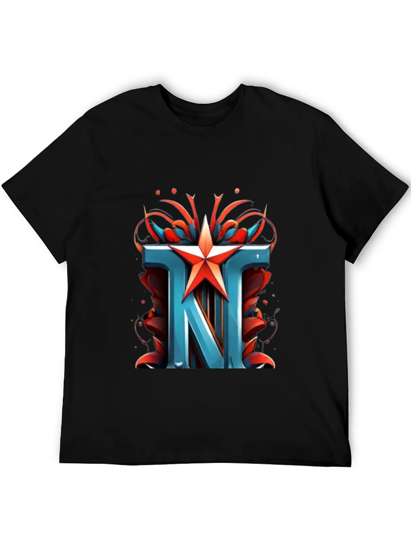 TNT Star Graphic Black T-Shirt