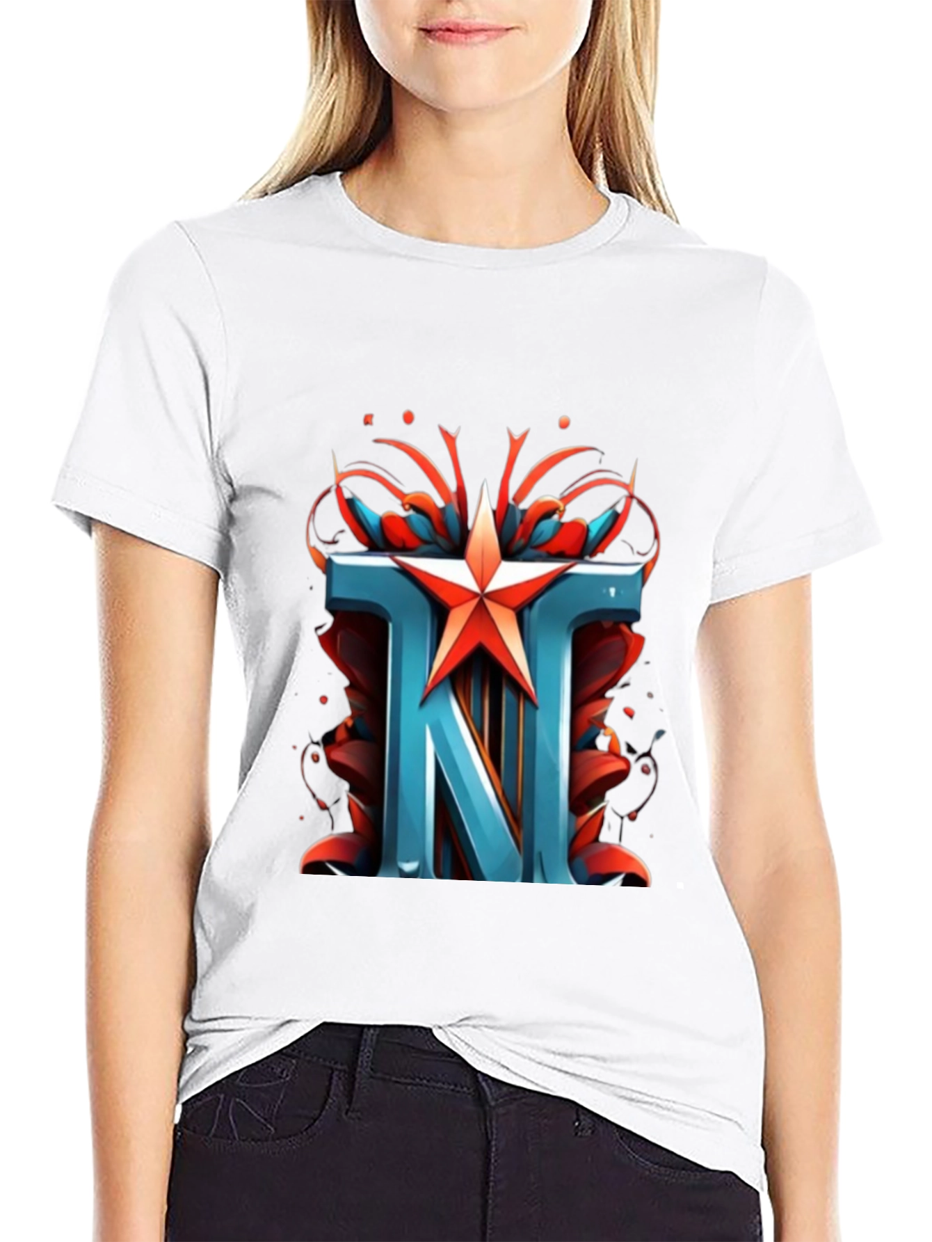 TNT Star Graphic Black T-Shirt