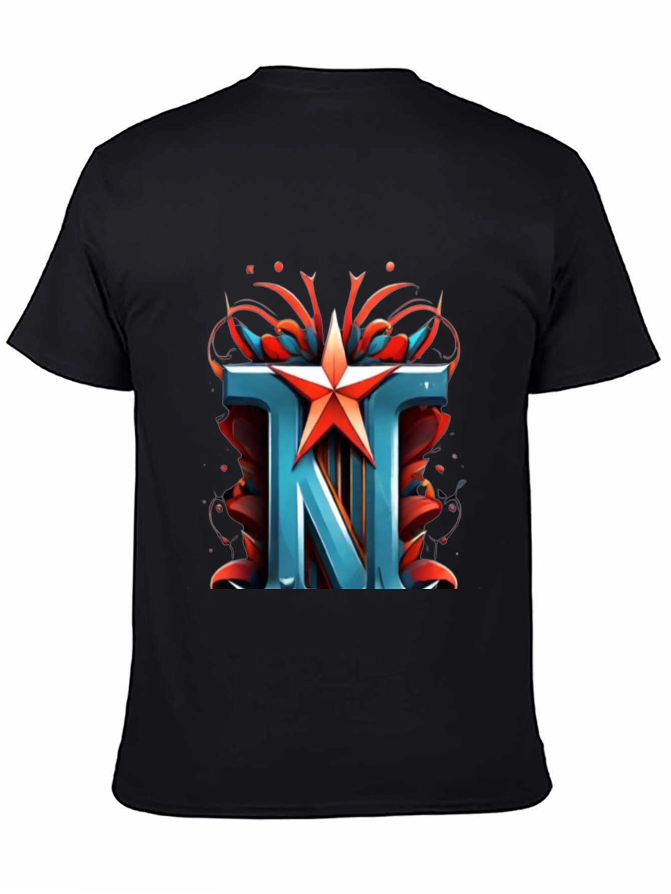 TNT Star Graphic Black T-Shirt