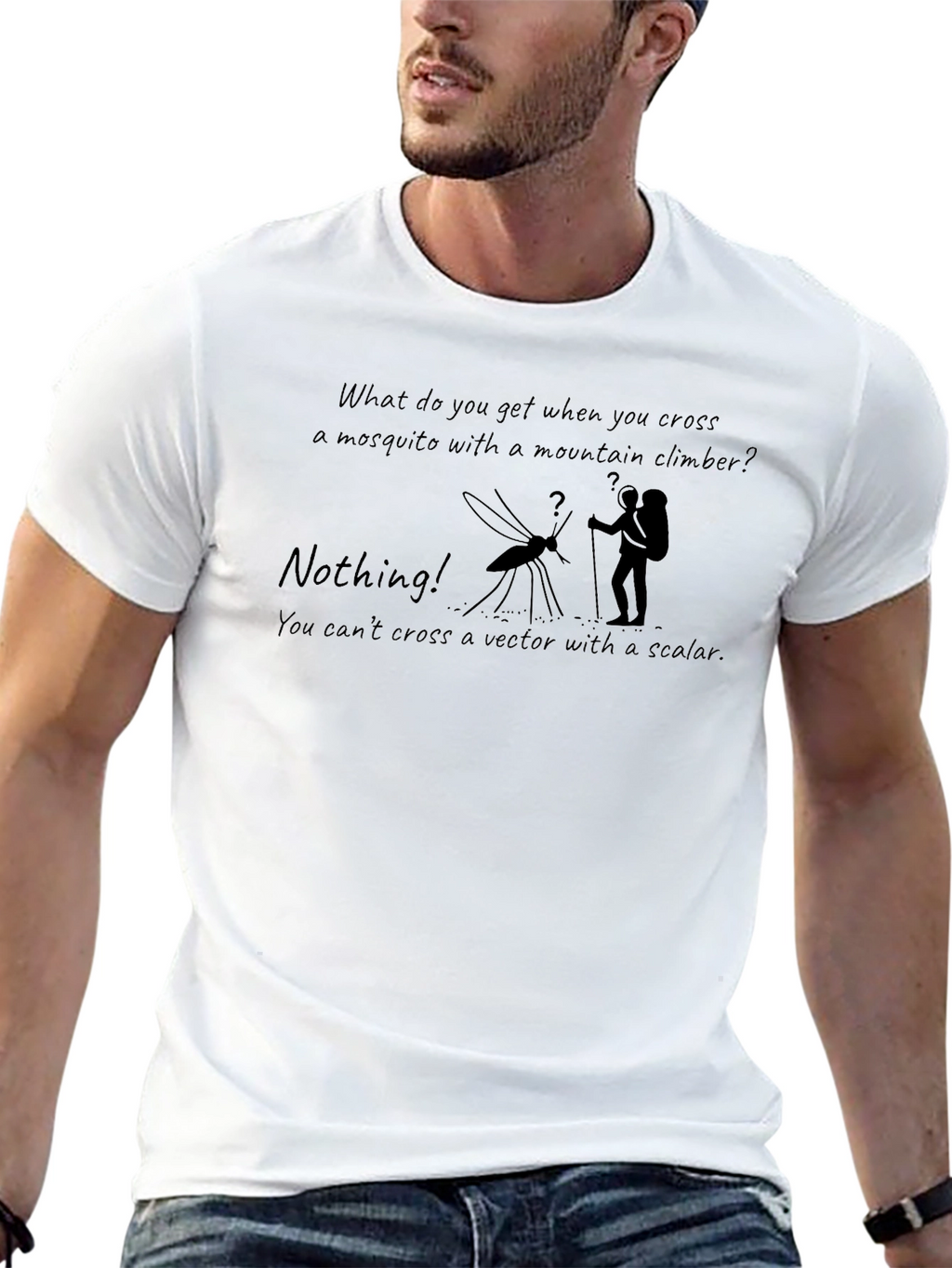 Funny Mosquito Mountain Climber T-Shirt