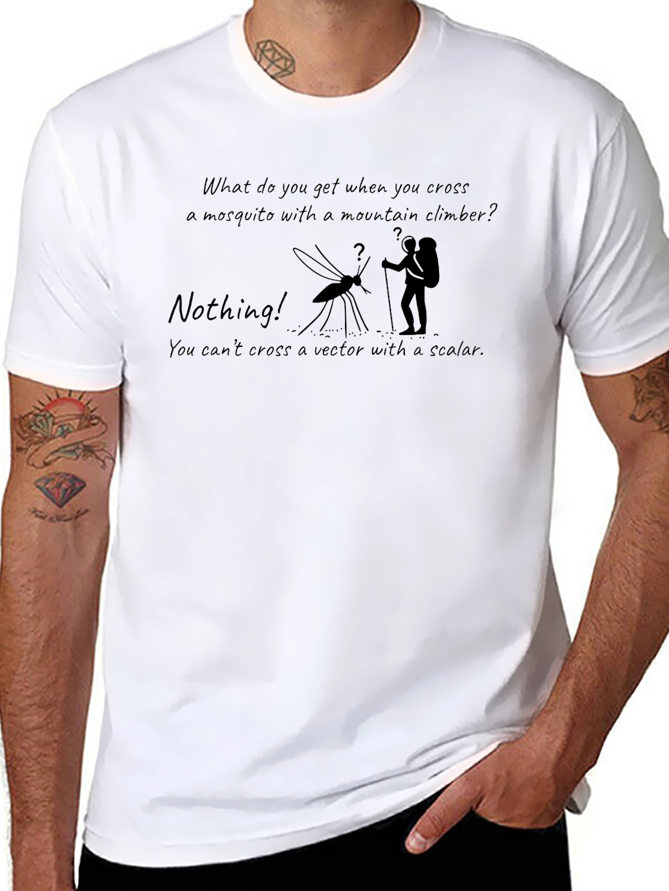 Funny Mosquito Mountain Climber T-Shirt