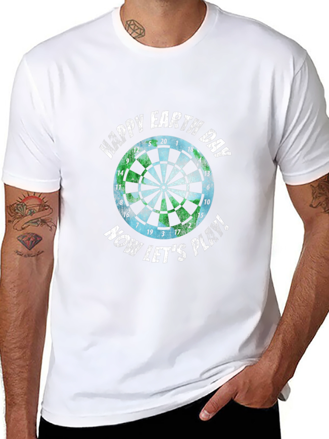 Happy Earth Day Dartboard T-Shirt