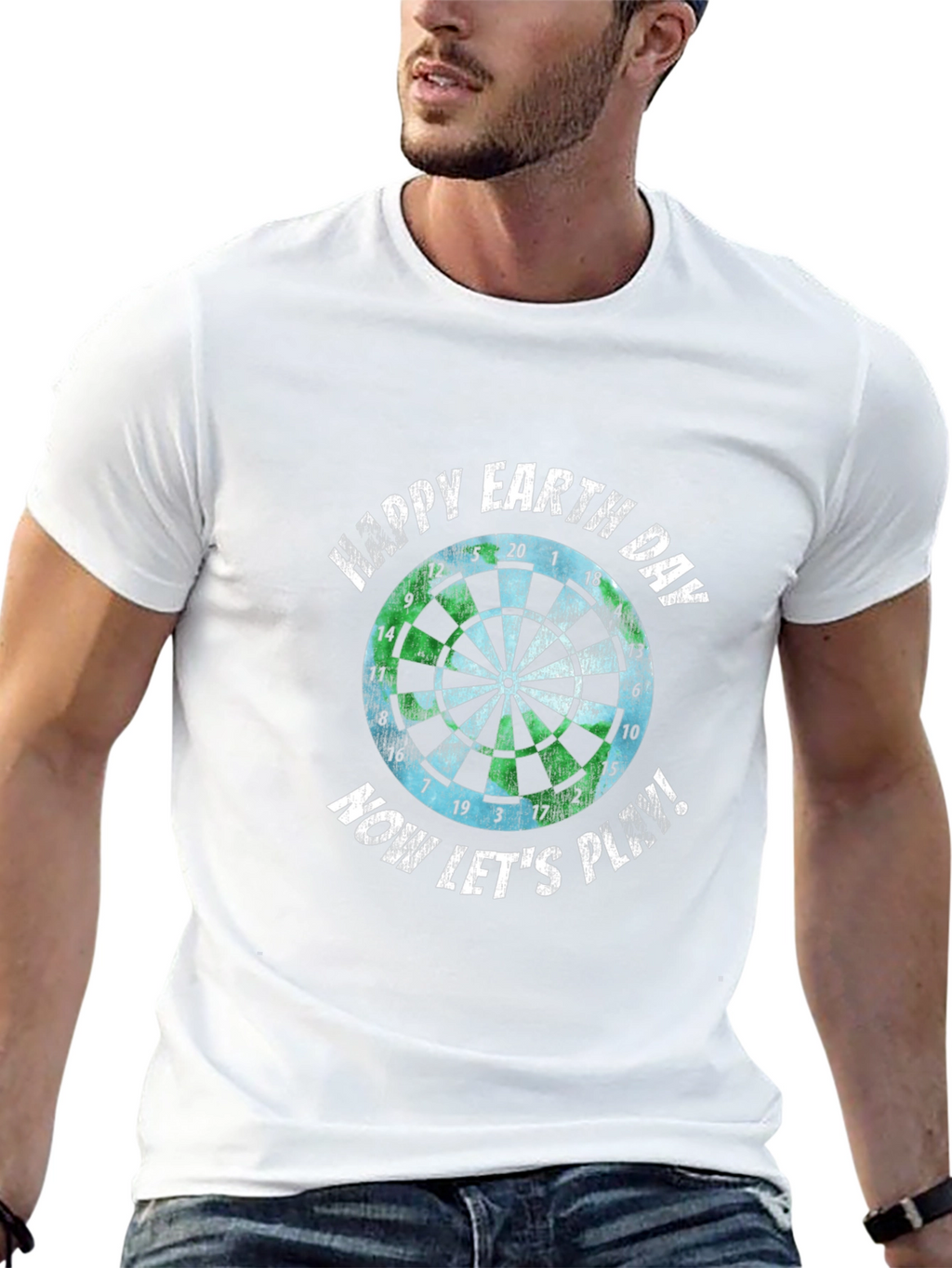 Happy Earth Day Dartboard T-Shirt