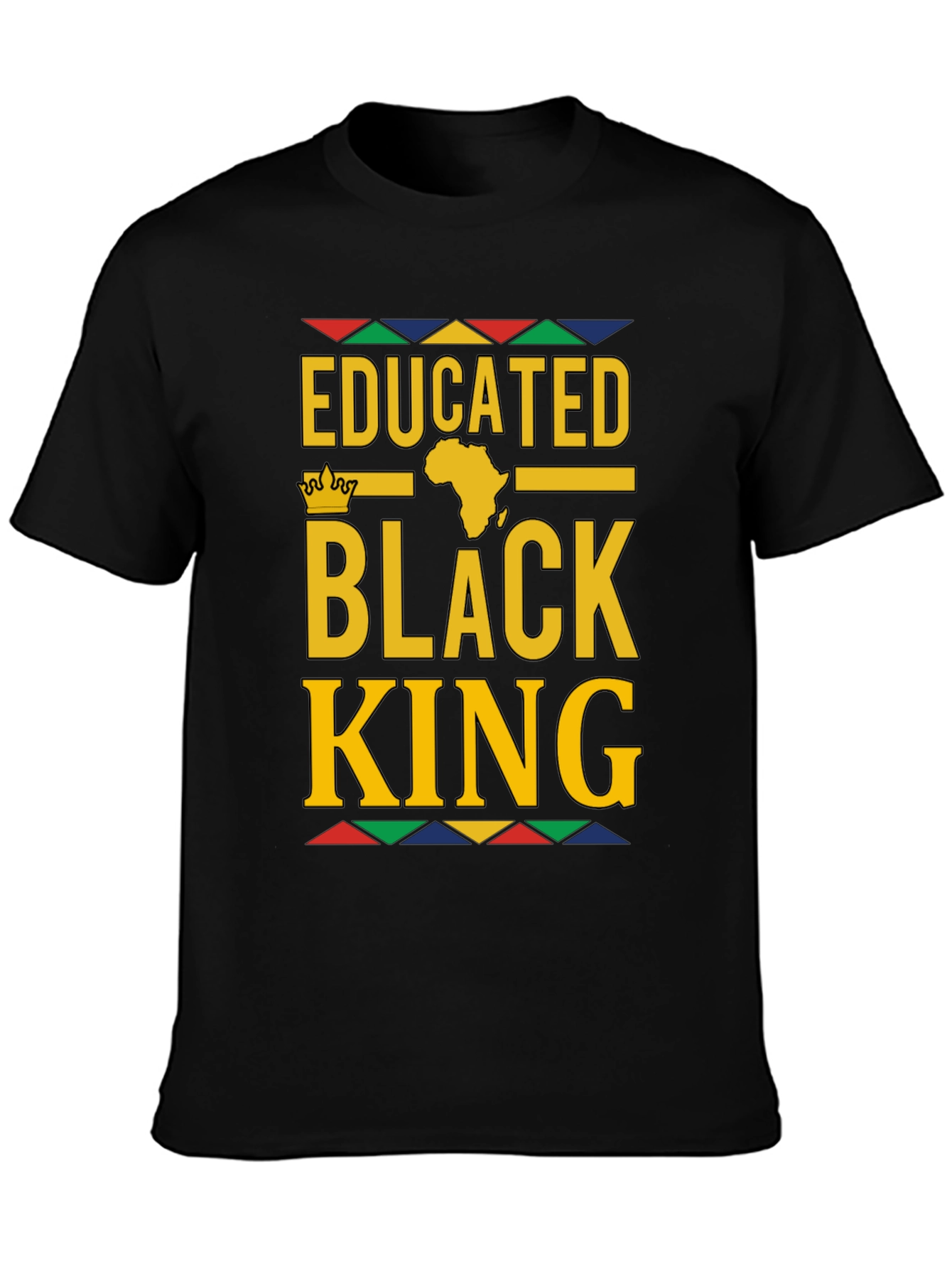 Educated Black King Graphic Tee