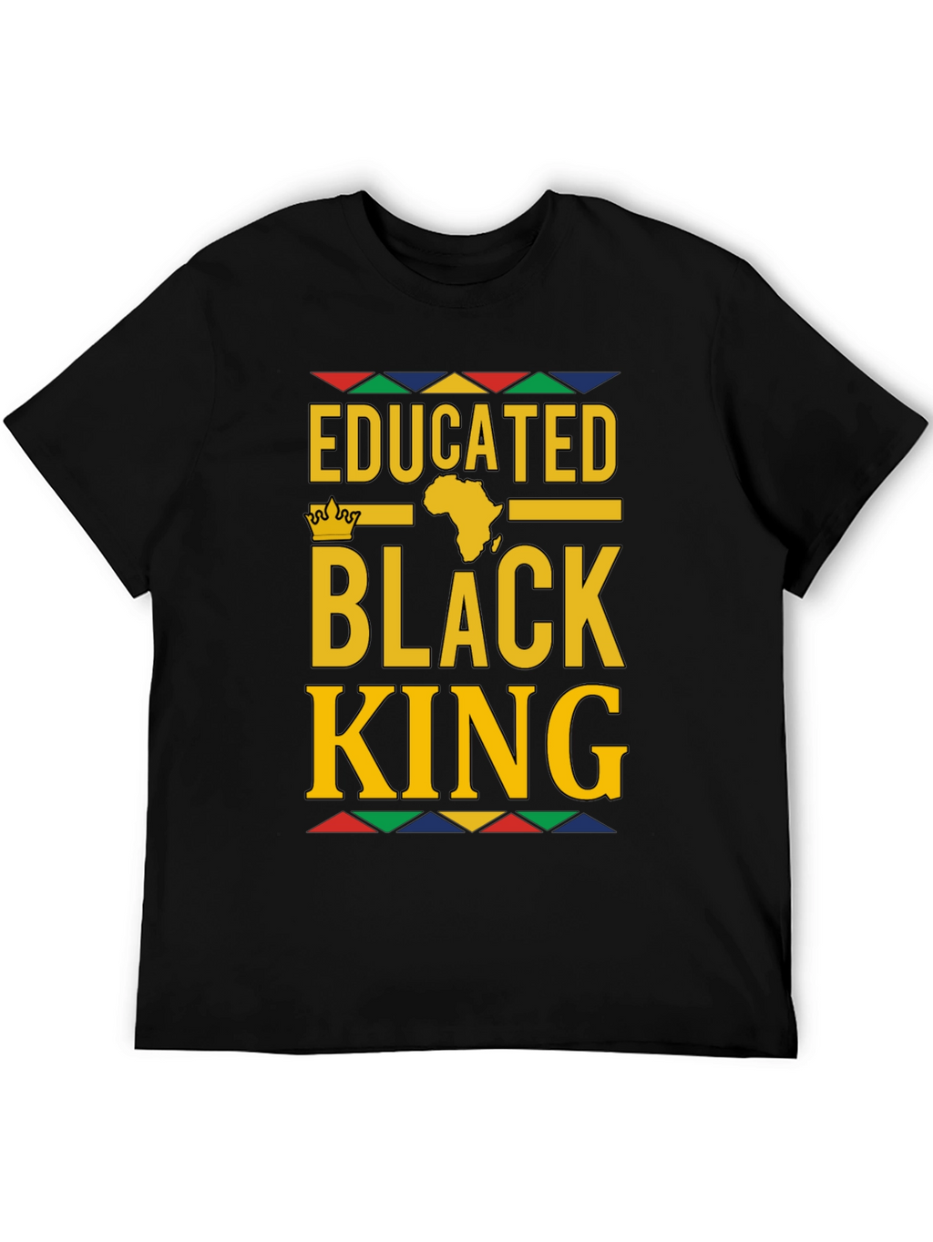 Educated Black King Graphic Tee