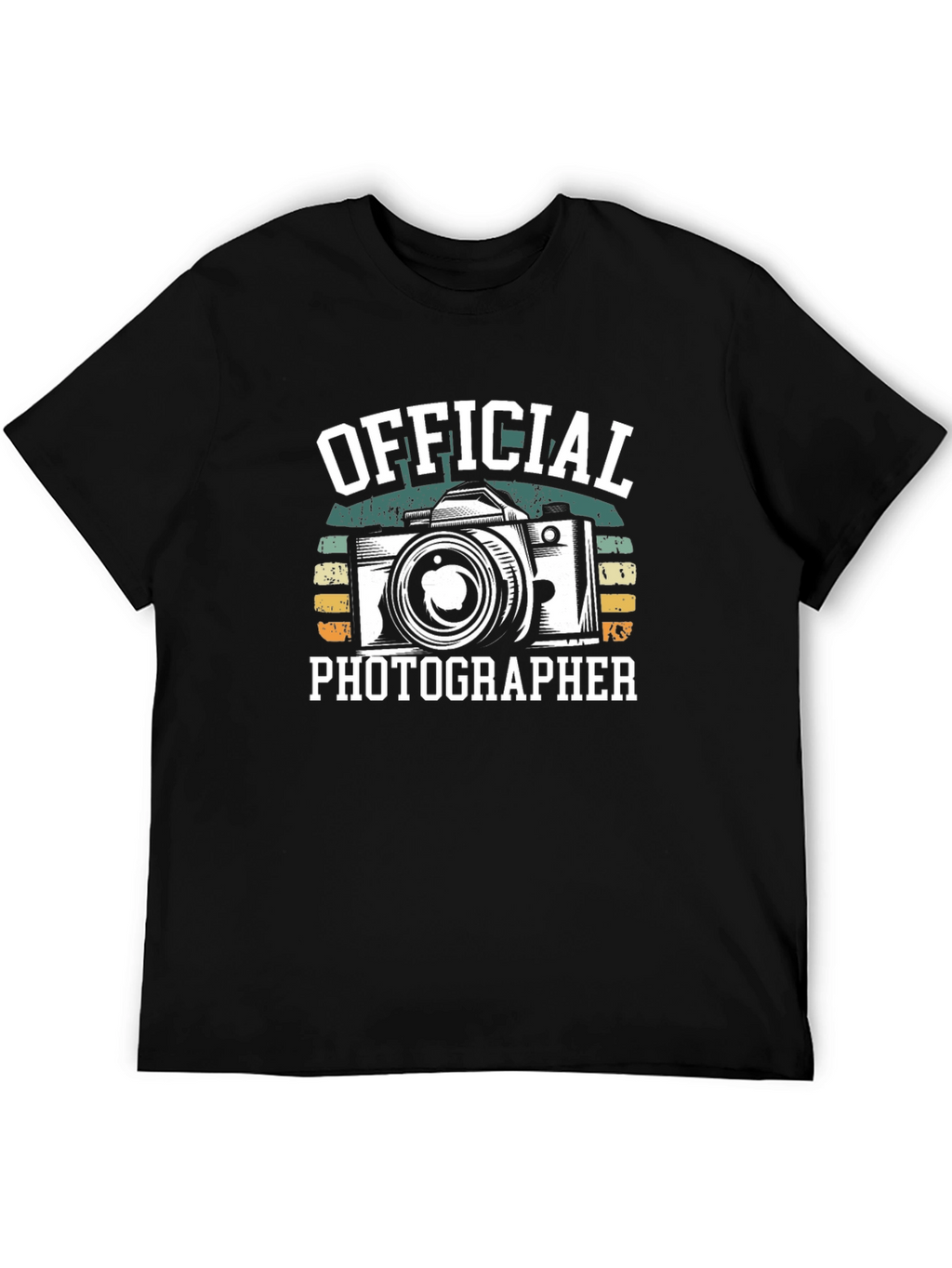 Official Photographer Graphic Tee - Retro Camera Design