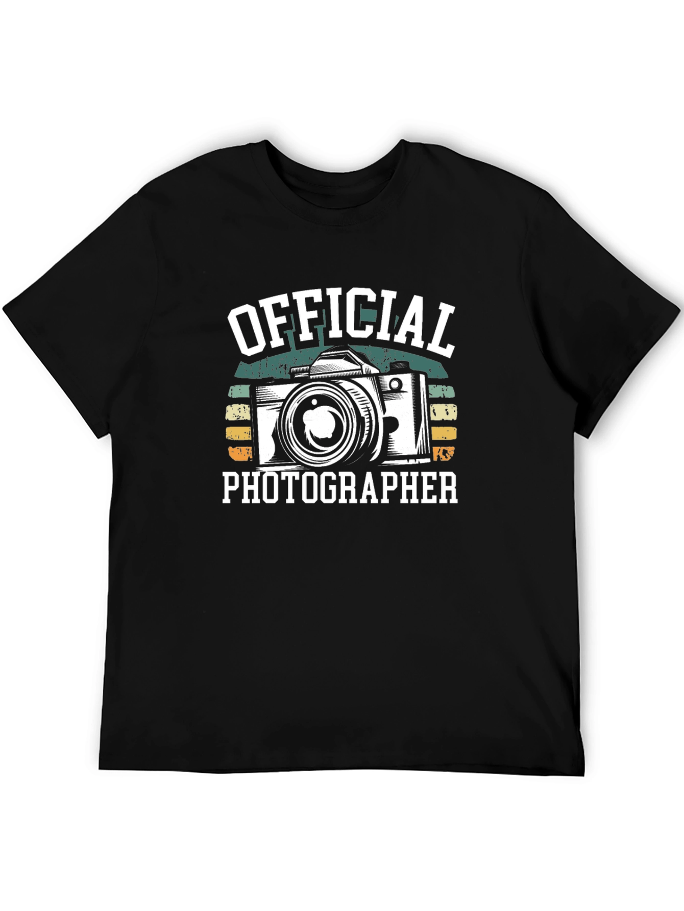 Official Photographer Graphic Tee - Retro Camera Design