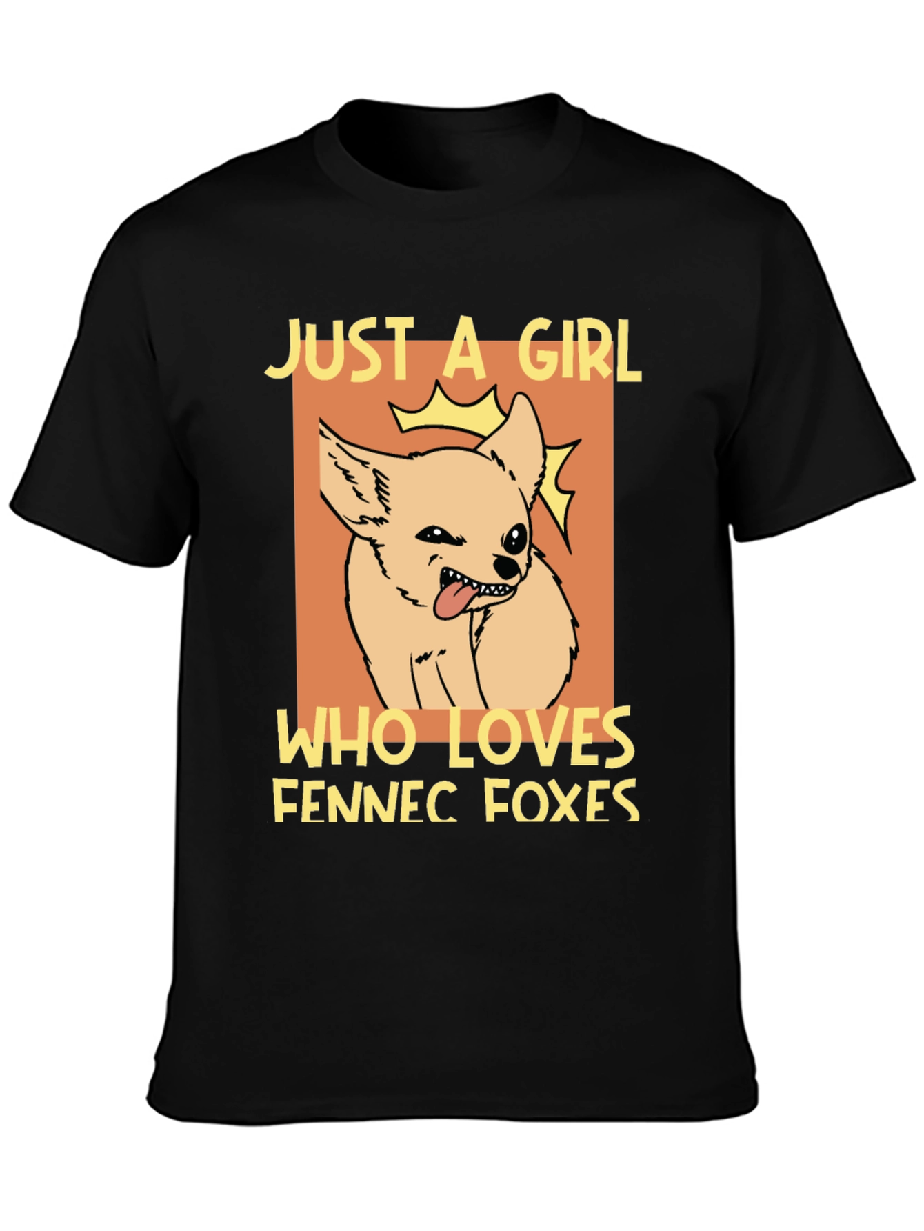 Fennec Fox Lover T-Shirt - Just a Girl Who Loves Foxes Tee