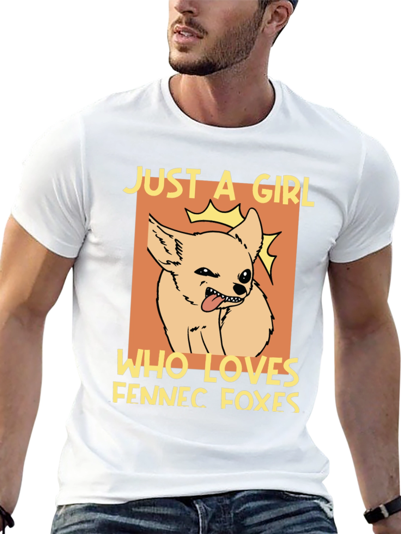 Fennec Fox Lover T-Shirt - Just a Girl Who Loves Foxes Tee