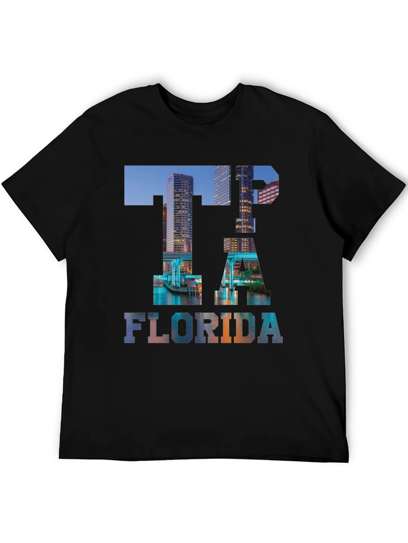 Tampa Florida Skyline T-Shirt - Cityscape Graphic Tee