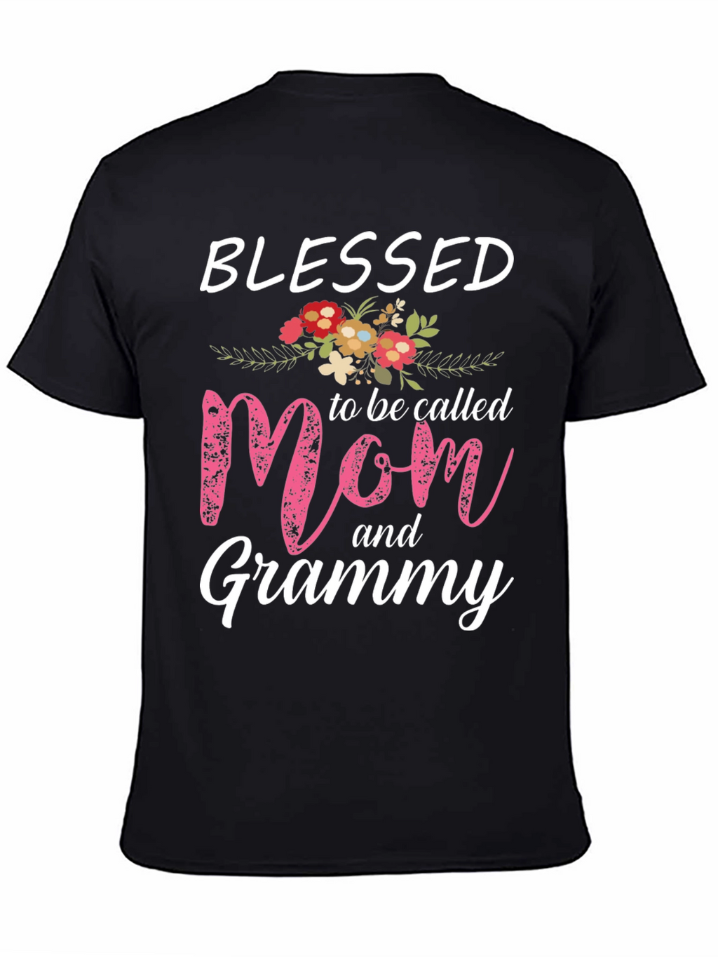 Blessed Mom and Grammy Graphic T-Shirt