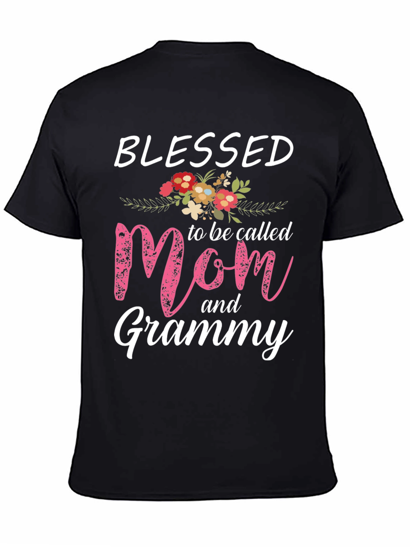 Blessed Mom and Grammy Graphic T-Shirt