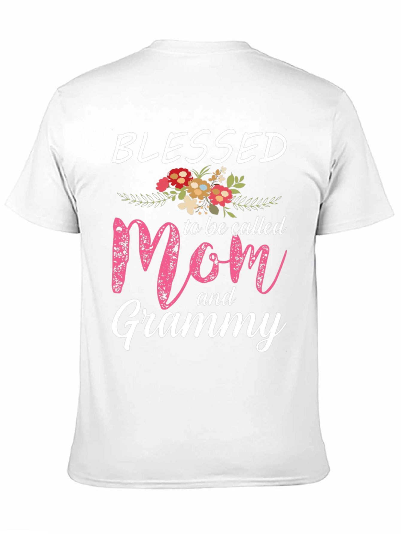 Blessed Mom and Grammy Graphic T-Shirt