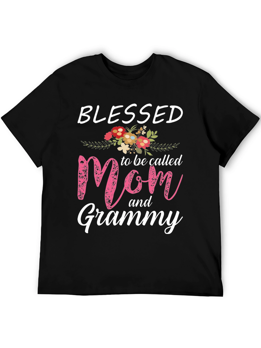 Blessed Mom and Grammy Graphic T-Shirt