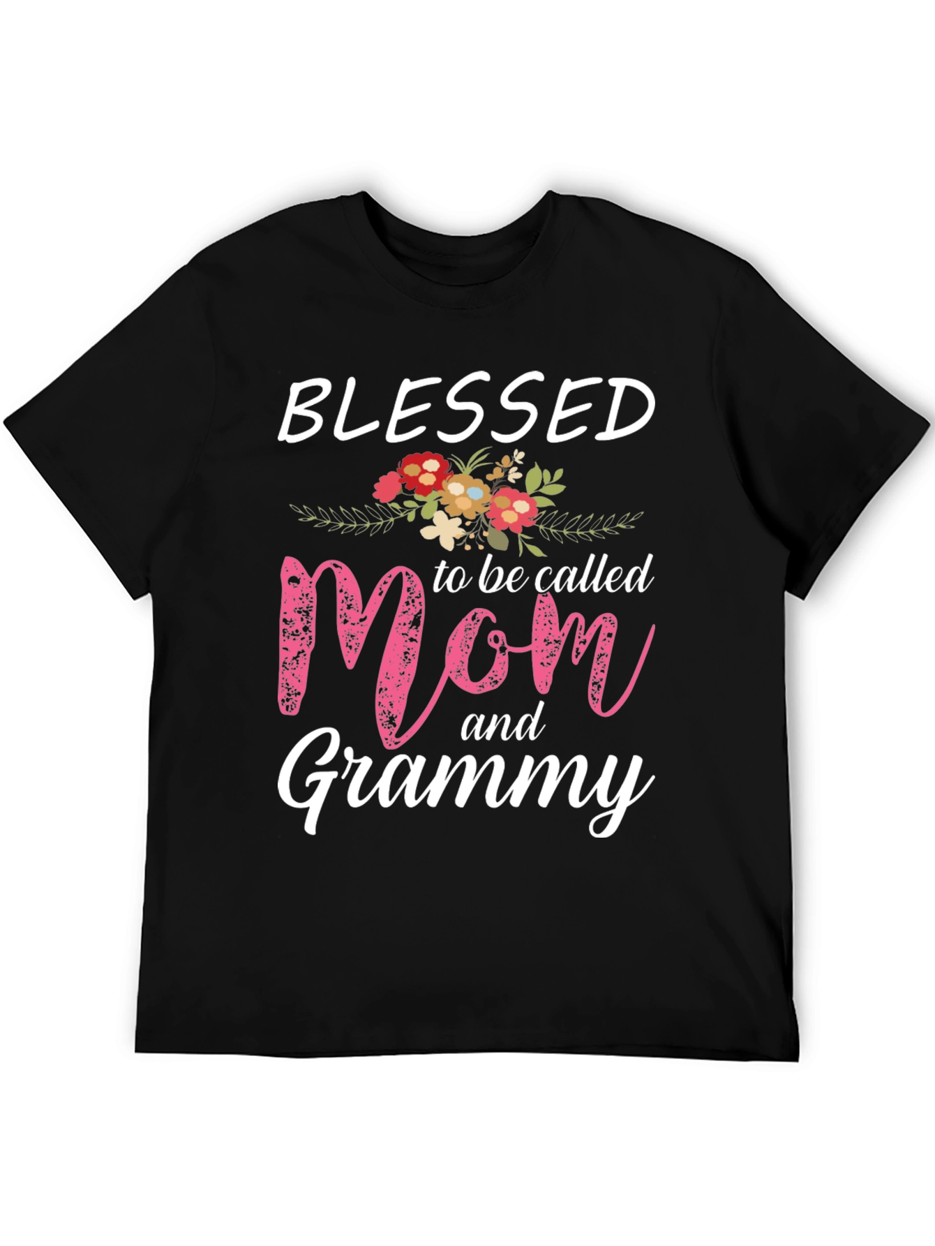 Blessed Mom and Grammy Graphic T-Shirt