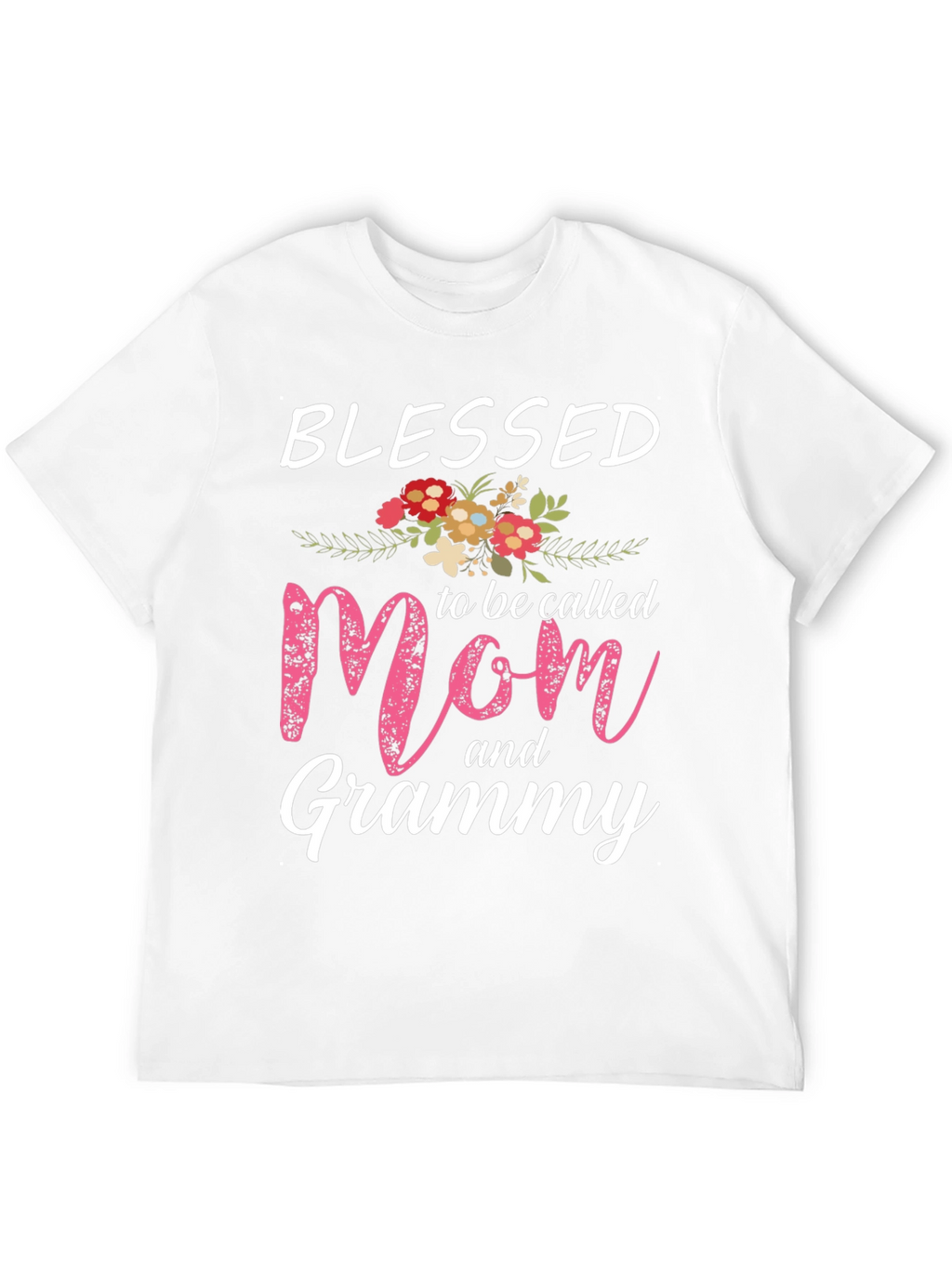 Blessed Mom and Grammy Graphic T-Shirt