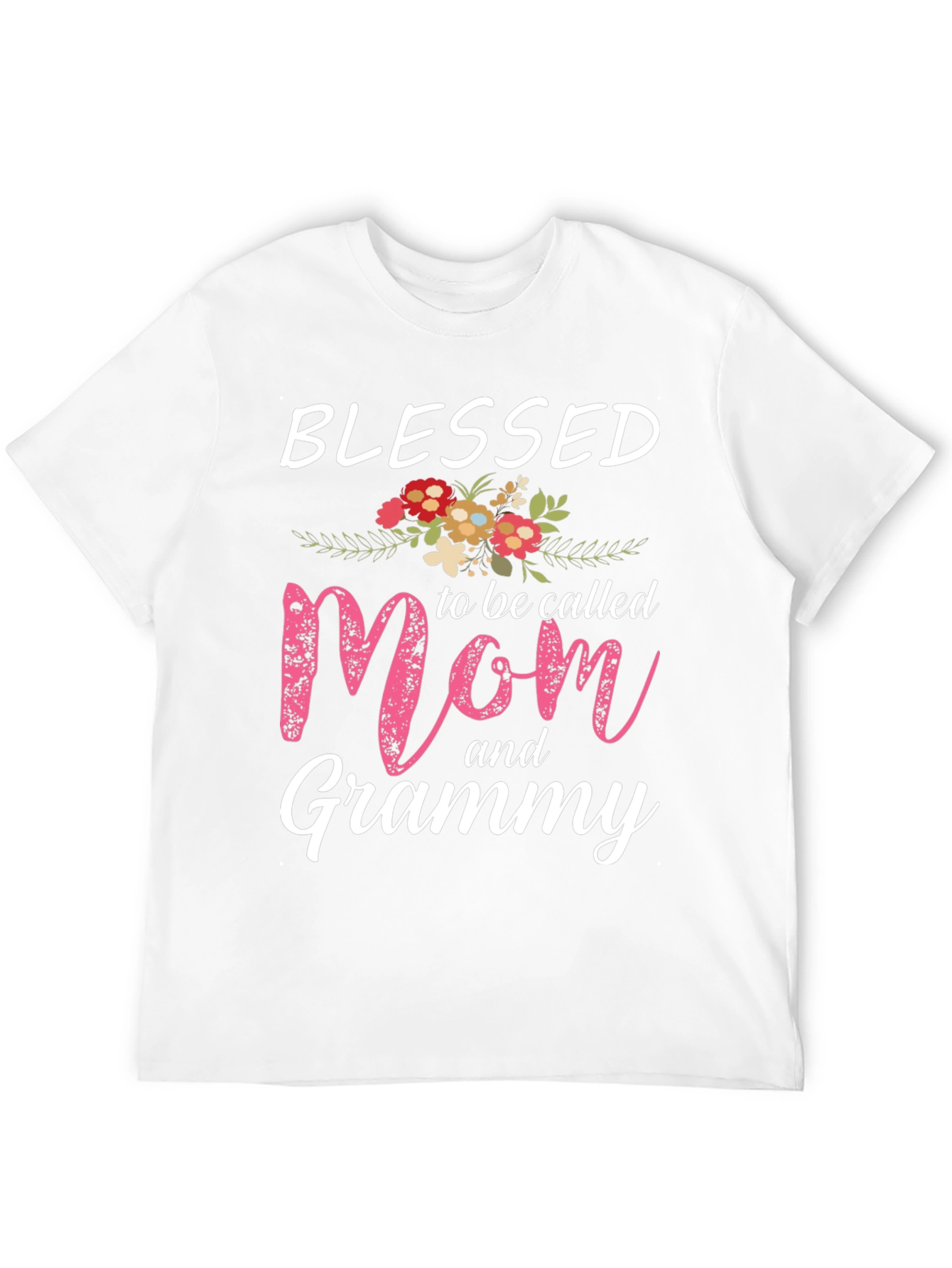 Blessed Mom and Grammy Graphic T-Shirt
