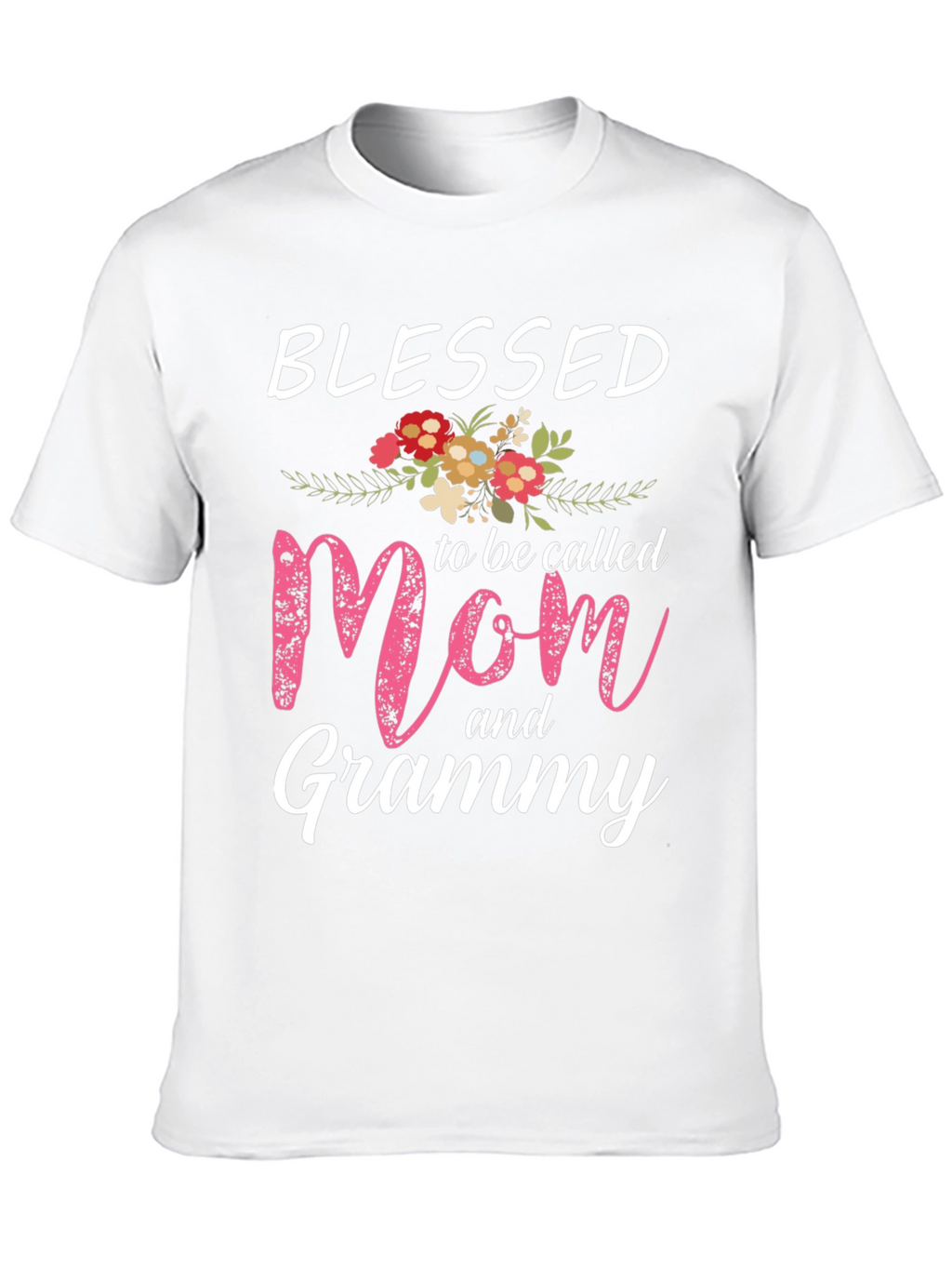 Blessed Mom and Grammy Graphic T-Shirt
