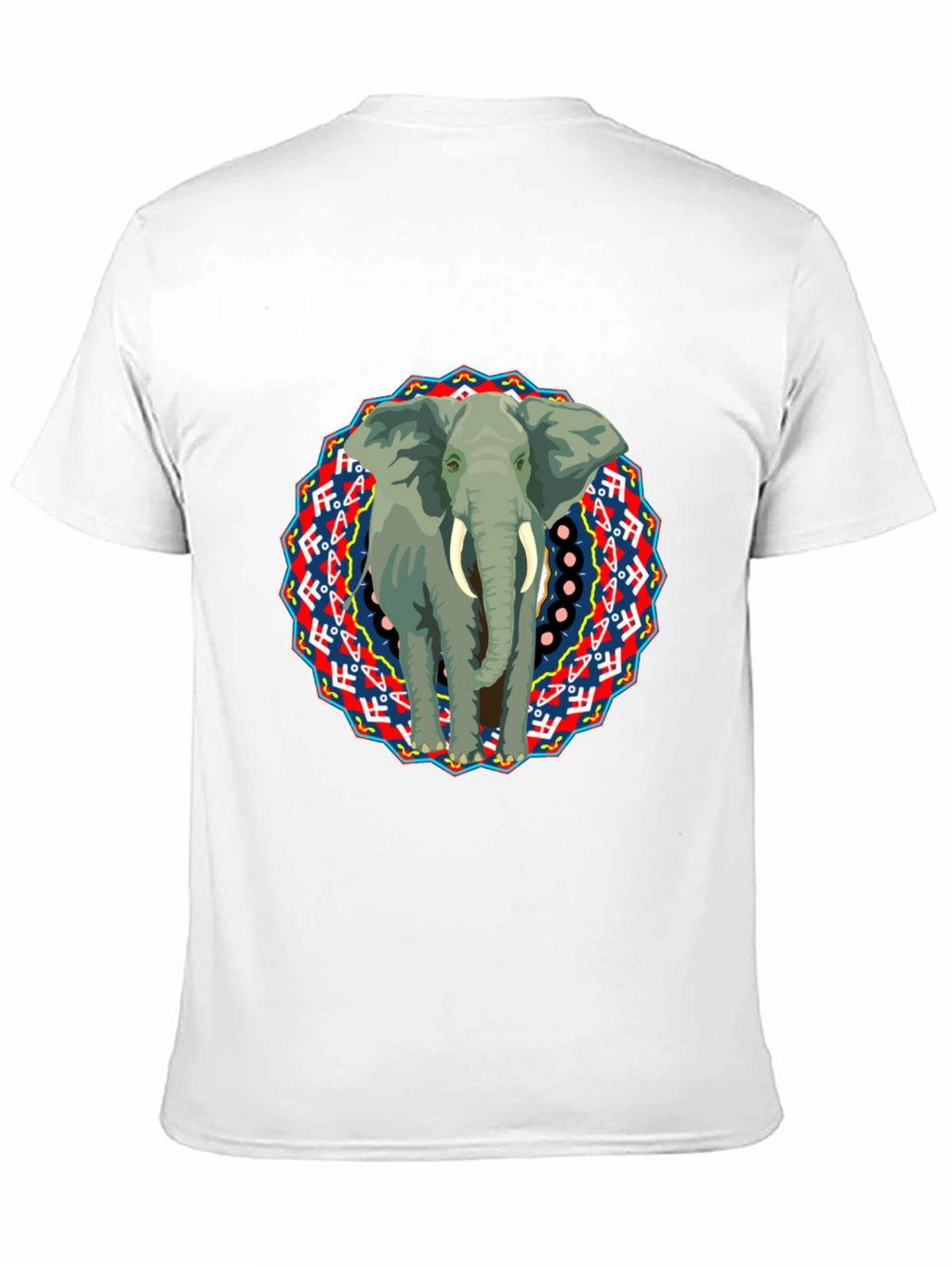 Elephant Mandala Graphic T-Shirt