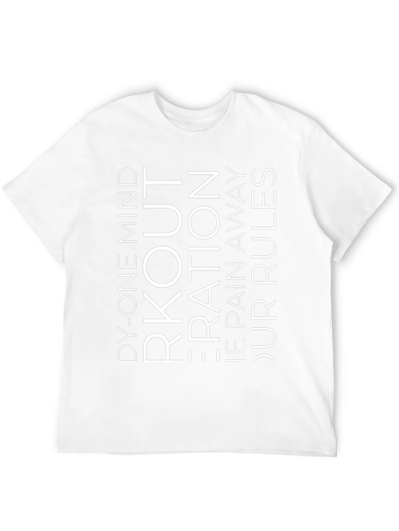 Workout Motivation Graphic Tee - Train Your Mind