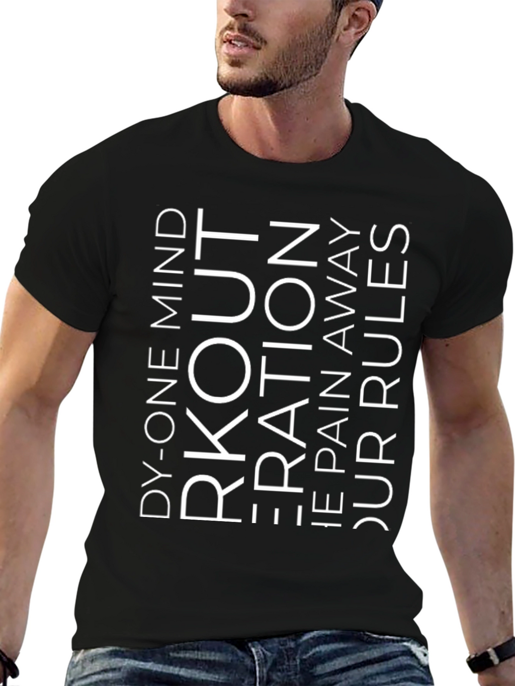 Workout Motivation Graphic Tee - Train Your Mind