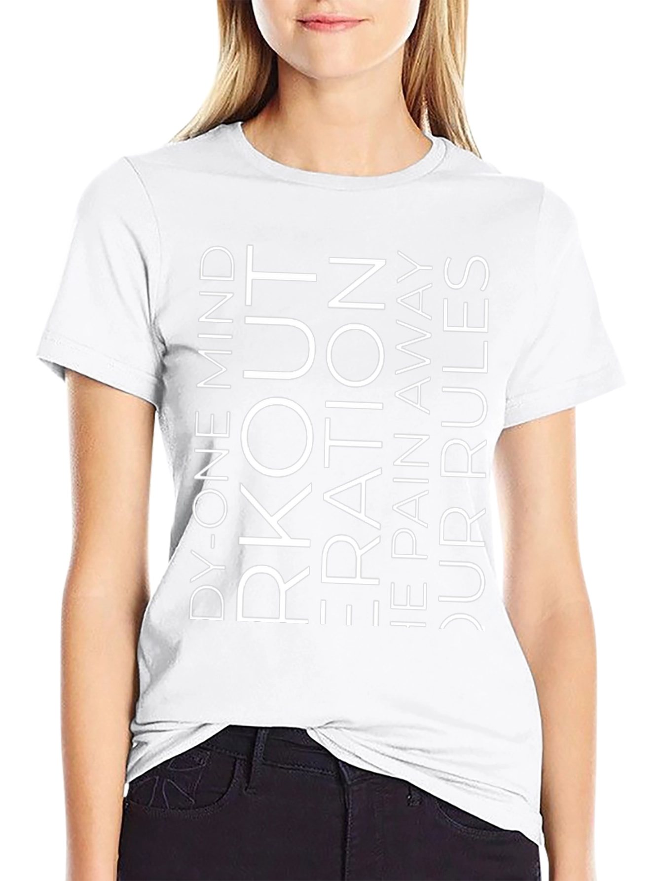 Workout Motivation Graphic Tee - Train Your Mind