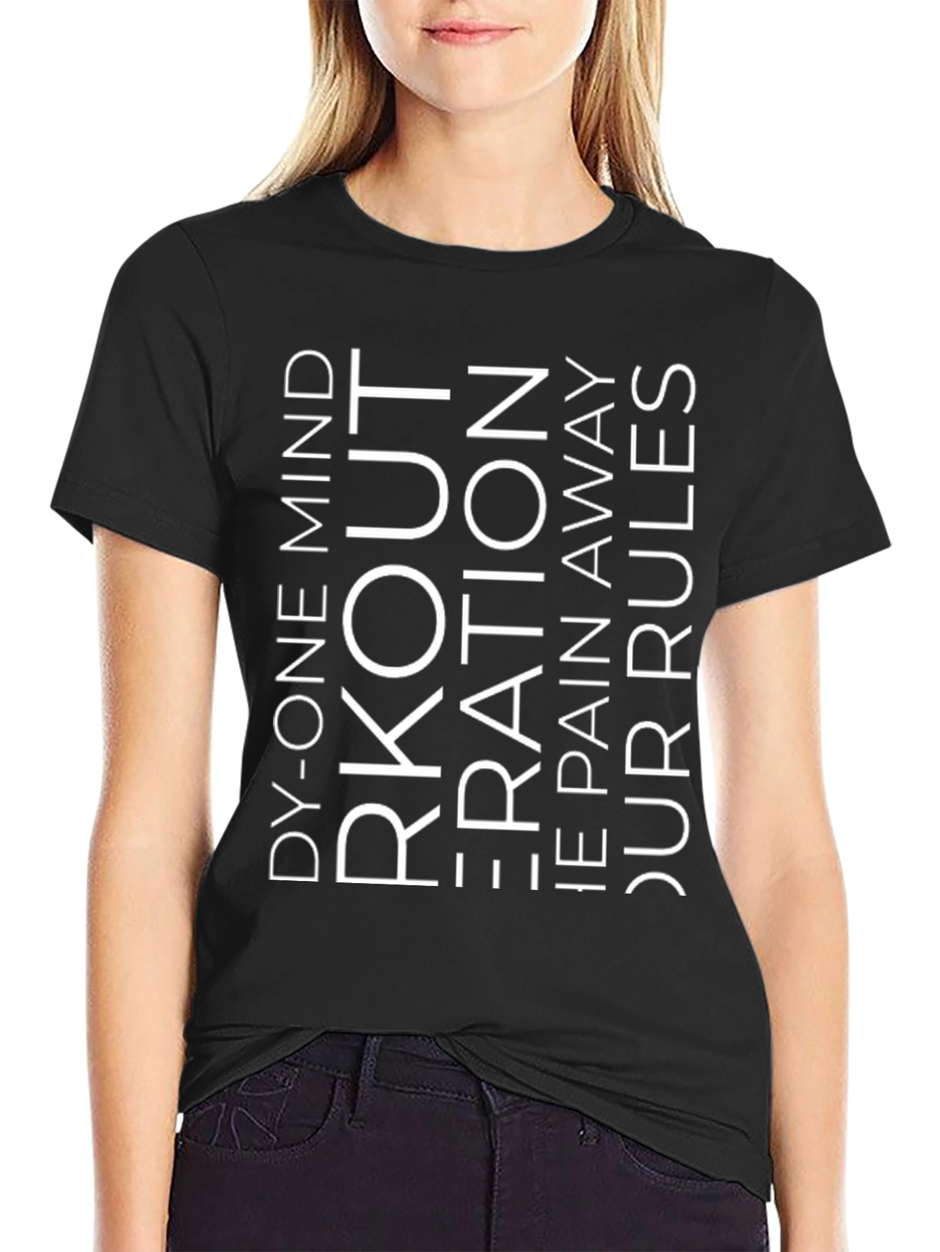 Workout Motivation Graphic Tee - Train Your Mind