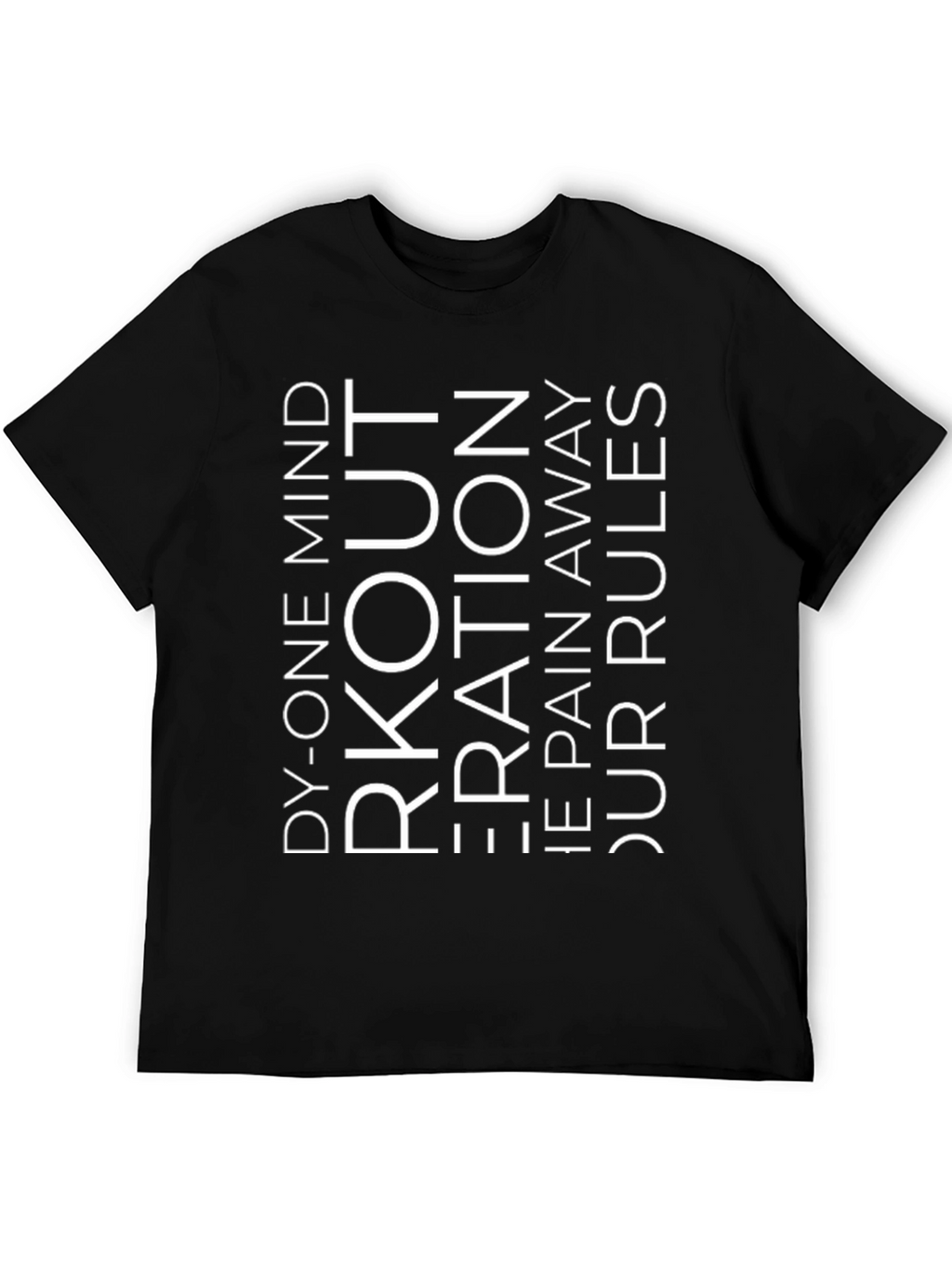 Workout Motivation Graphic Tee - Train Your Mind