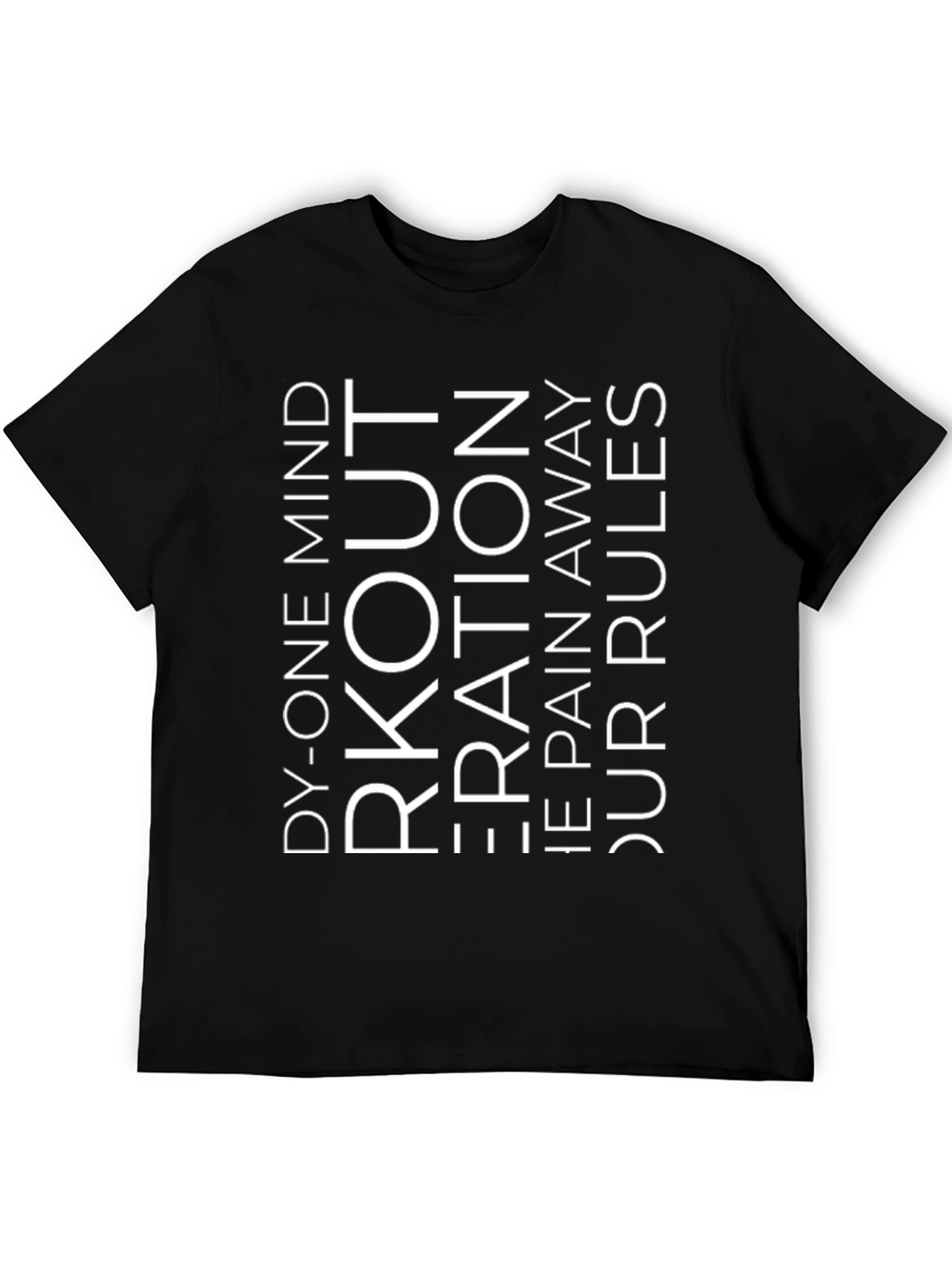 Workout Motivation Graphic Tee - Train Your Mind