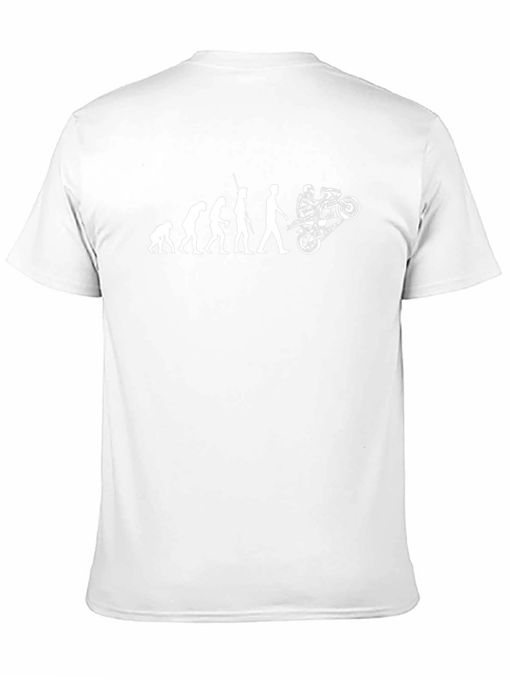 Evolution of Man Motorcycle T-Shirt