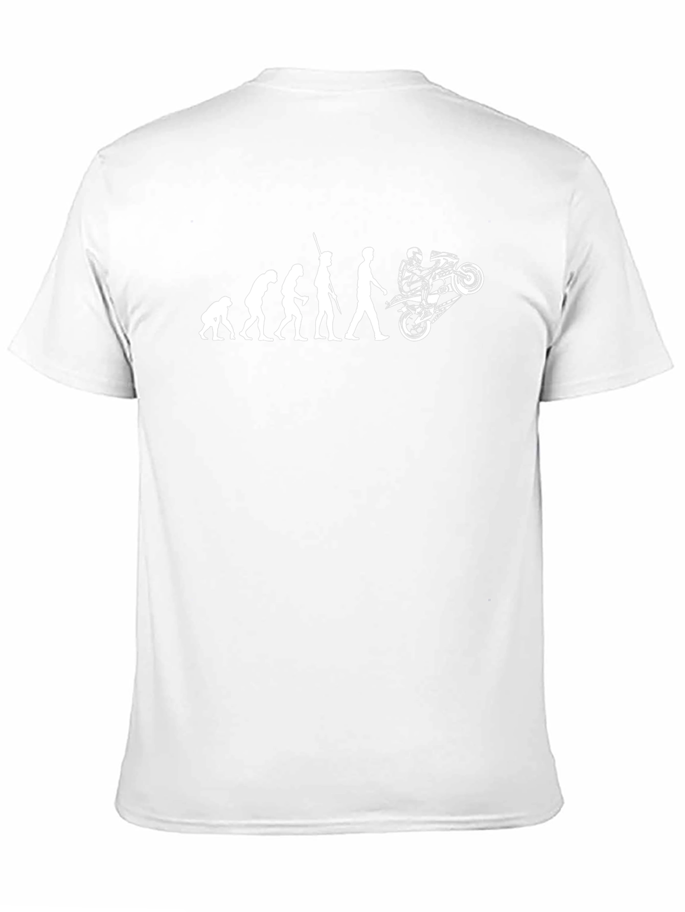 Evolution of Man Motorcycle T-Shirt