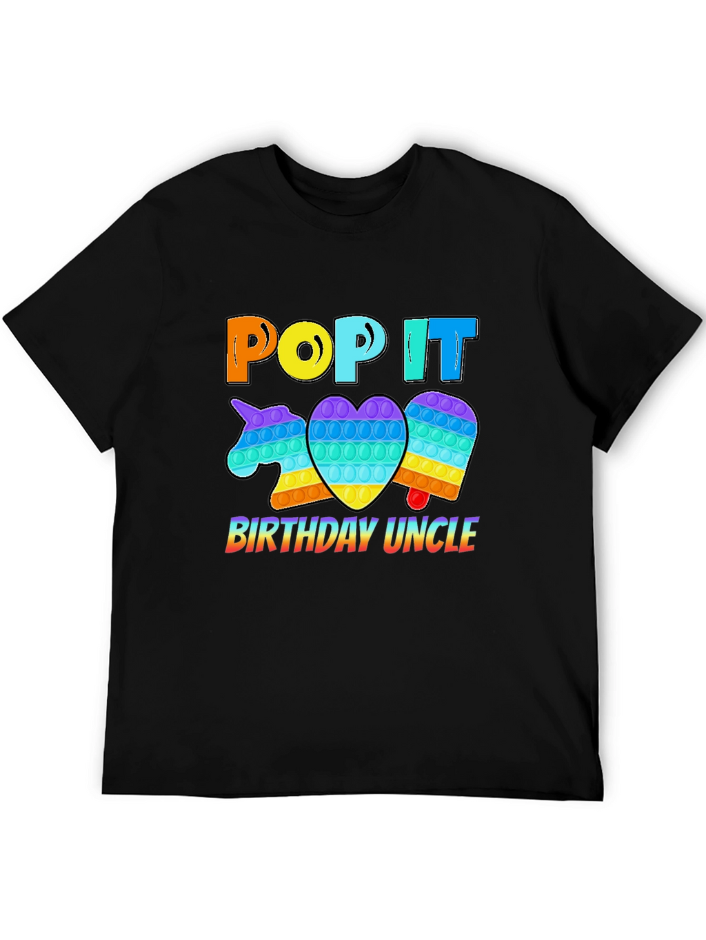 Pop It Birthday Uncle T-Shirt