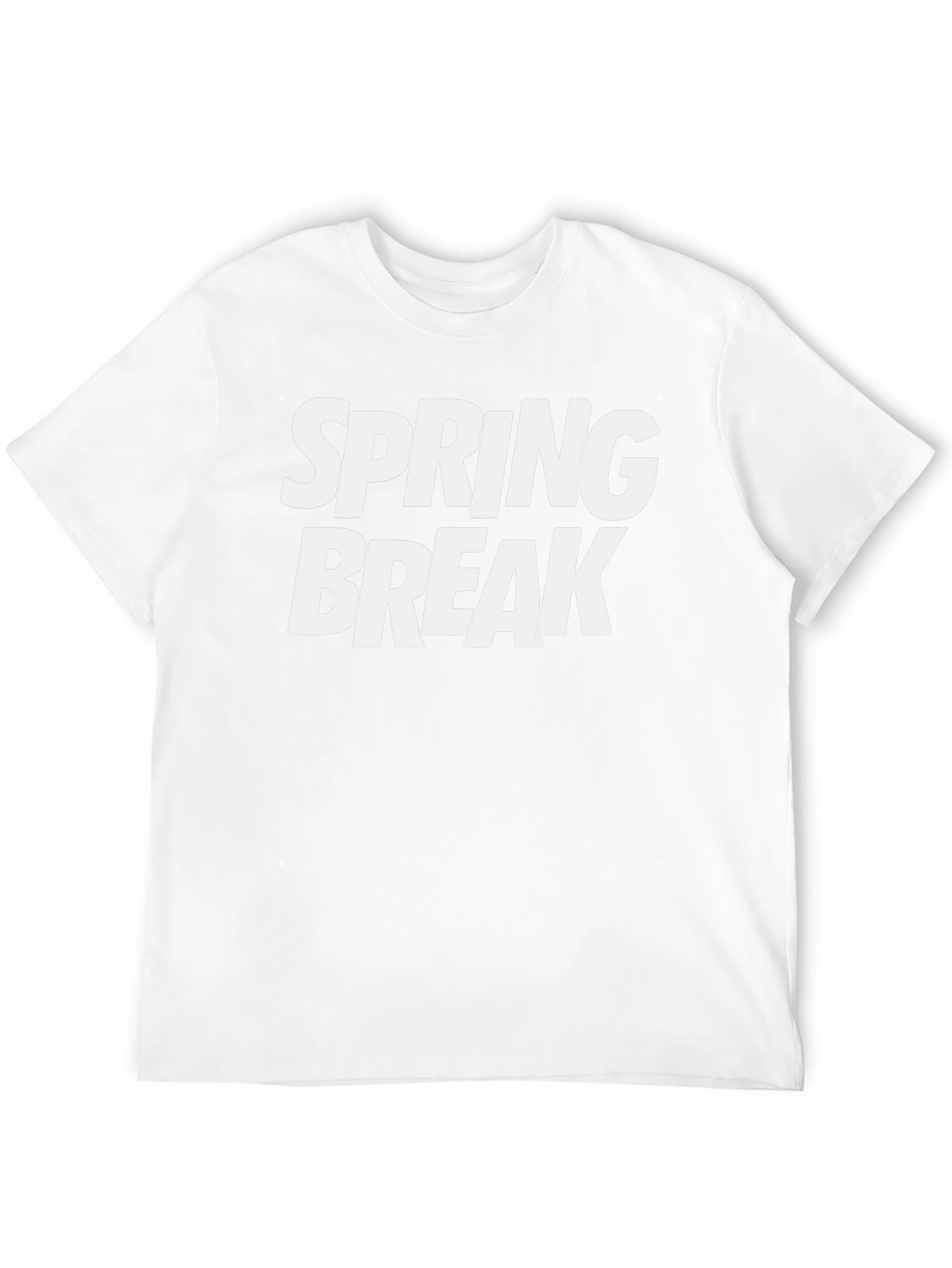 Spring Break Graphic T-Shirt - Black