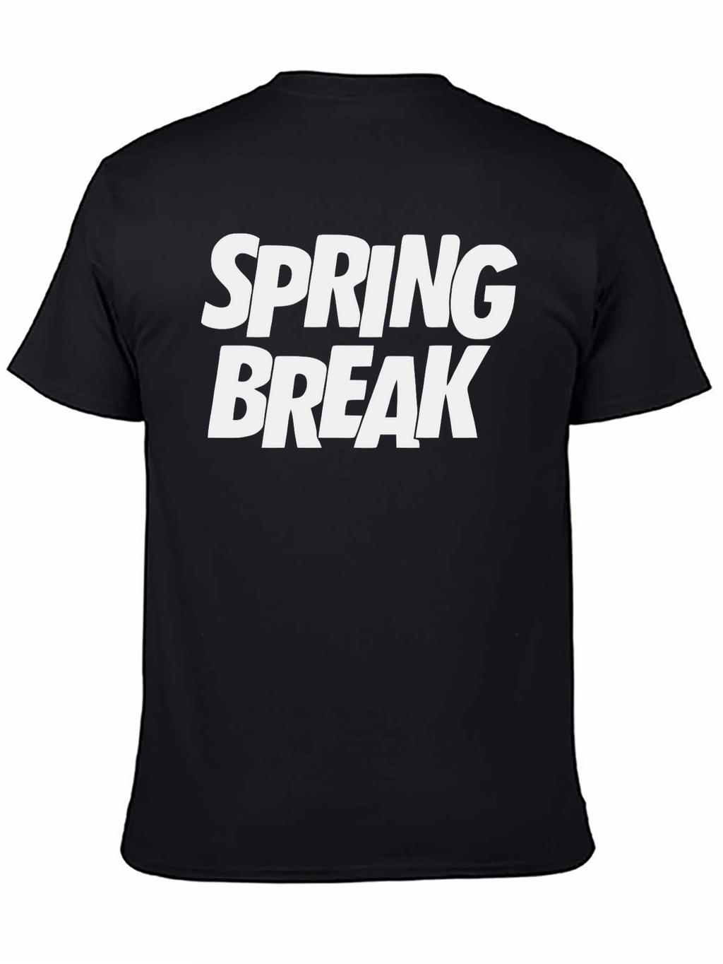 Spring Break Graphic T-Shirt - Black