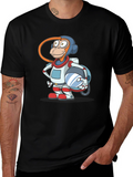 Astronaut Monkey Graphic T-Shirt