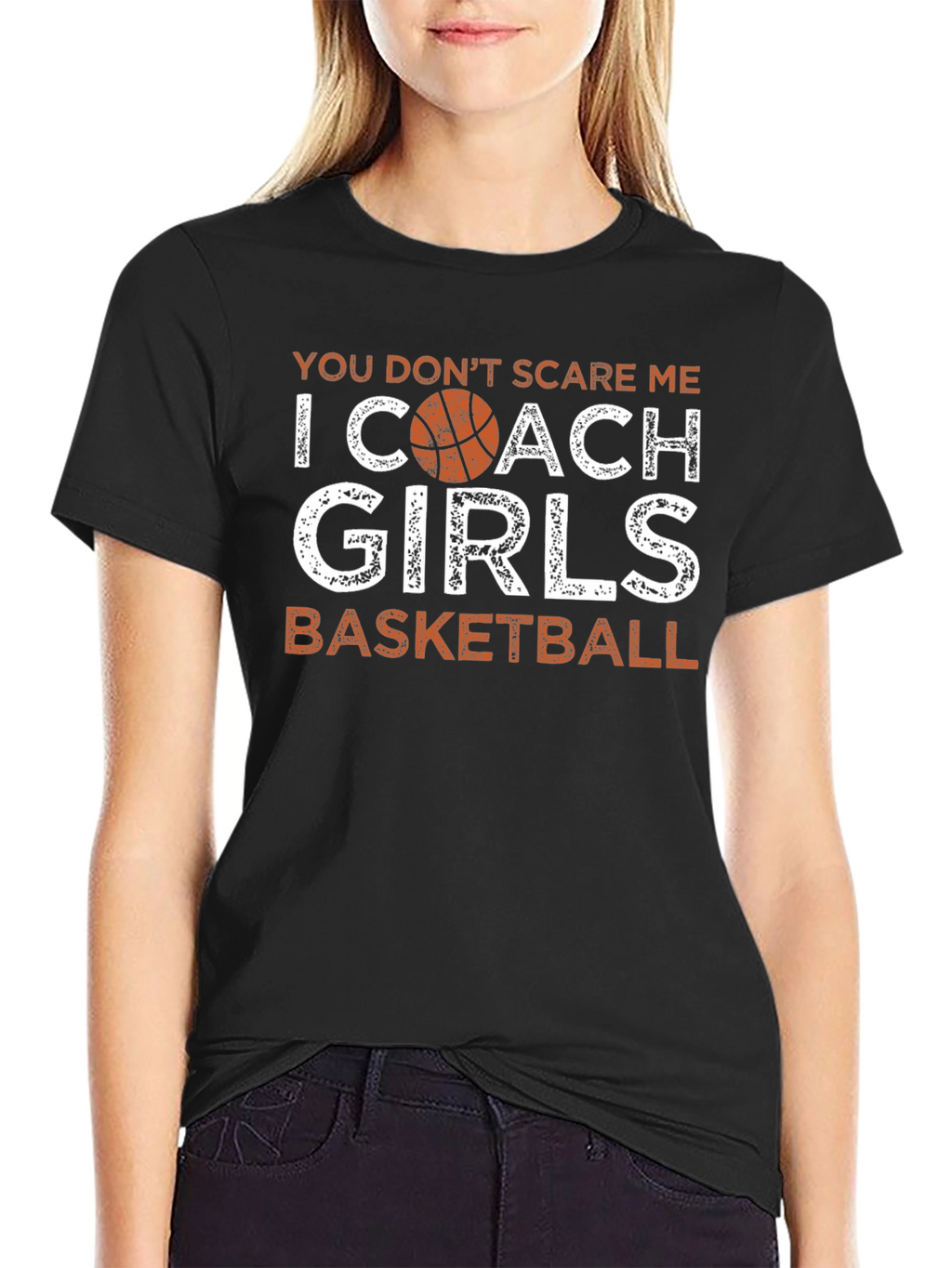 Girls Basketball Coach T-Shirt - Funny Graphic Tee