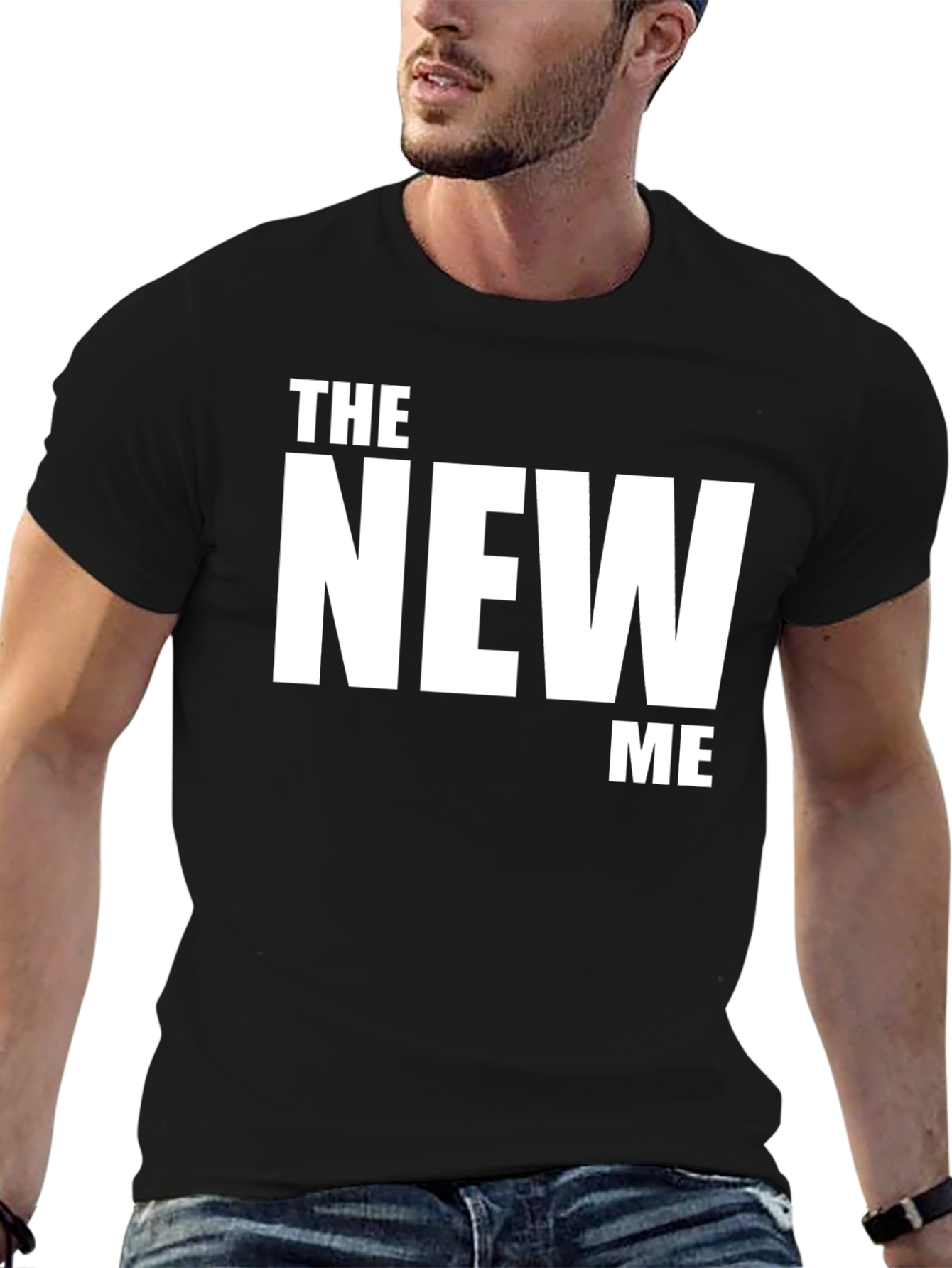 The New Me Graphic Tee - Black