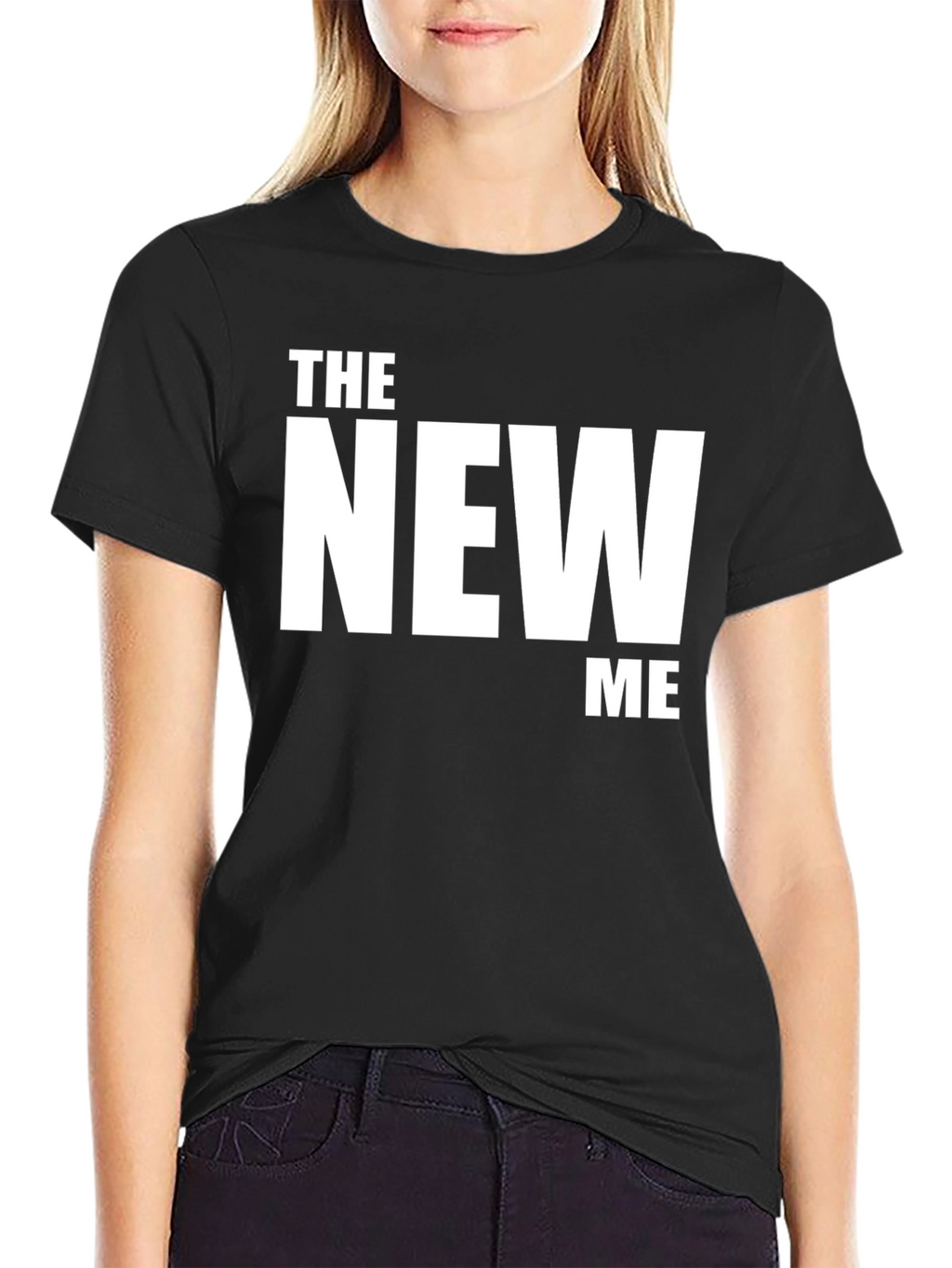 The New Me Graphic Tee - Black