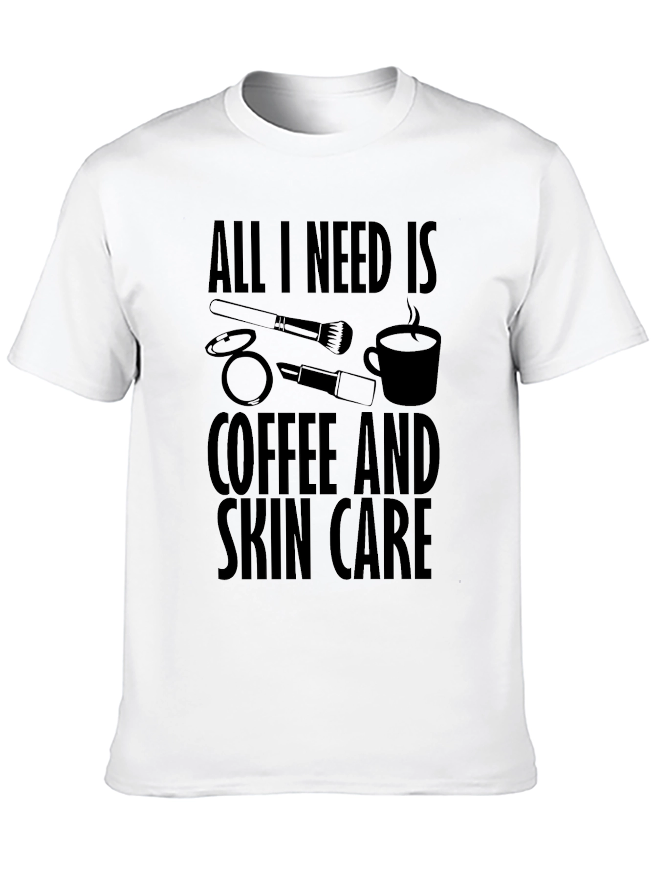Coffee & Skincare T-Shirt: Beauty Essentials Tee