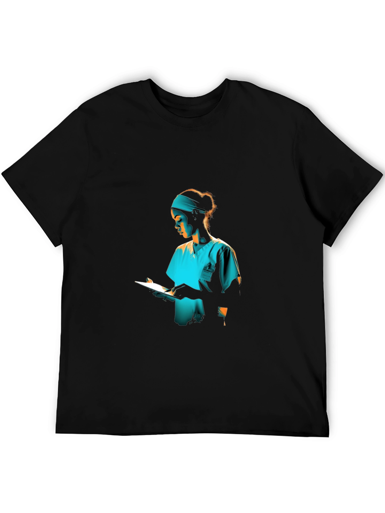 Nurse Graphic Black T-Shirt