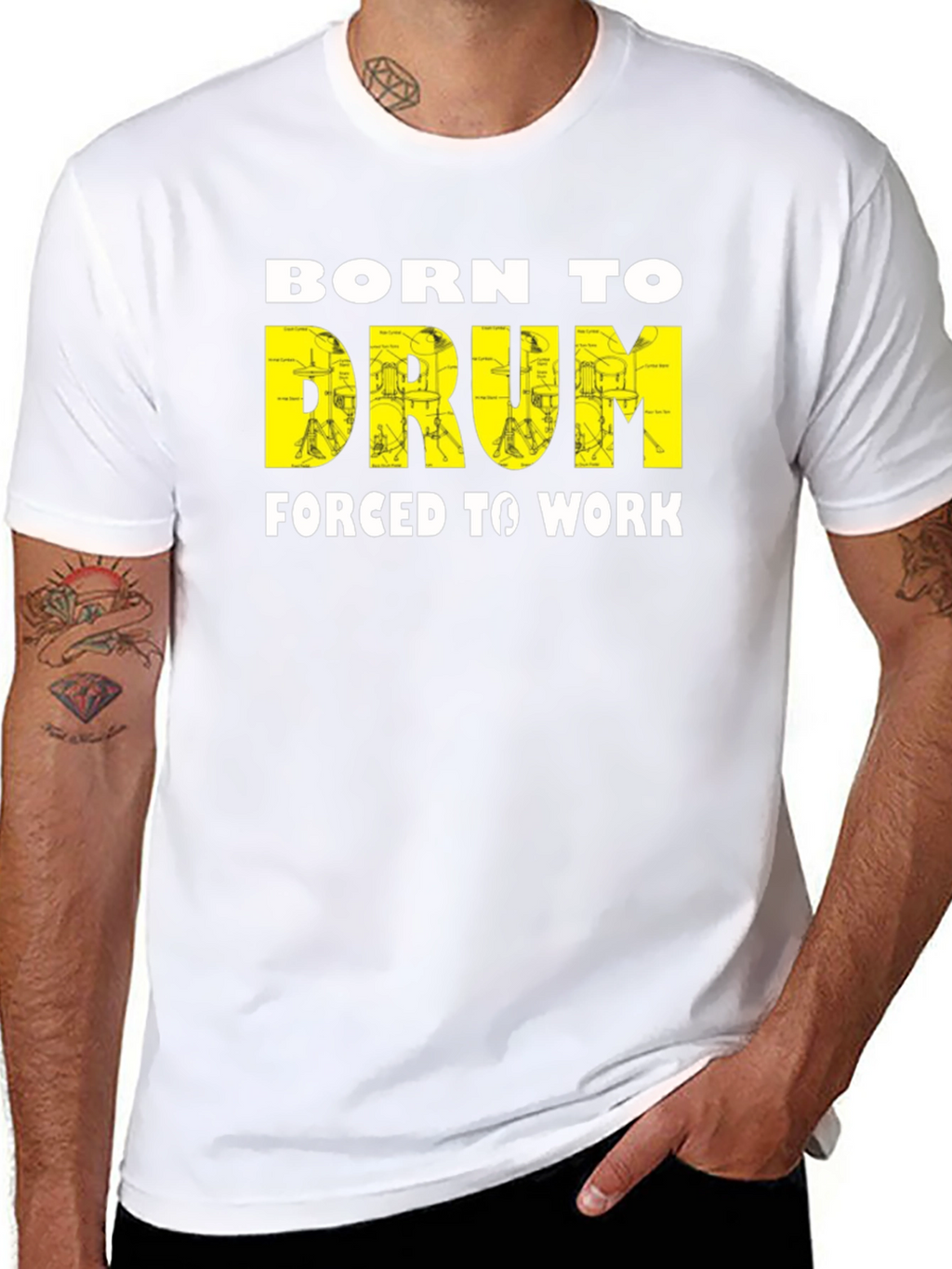 Born to Drum T-Shirt - Musician Tee