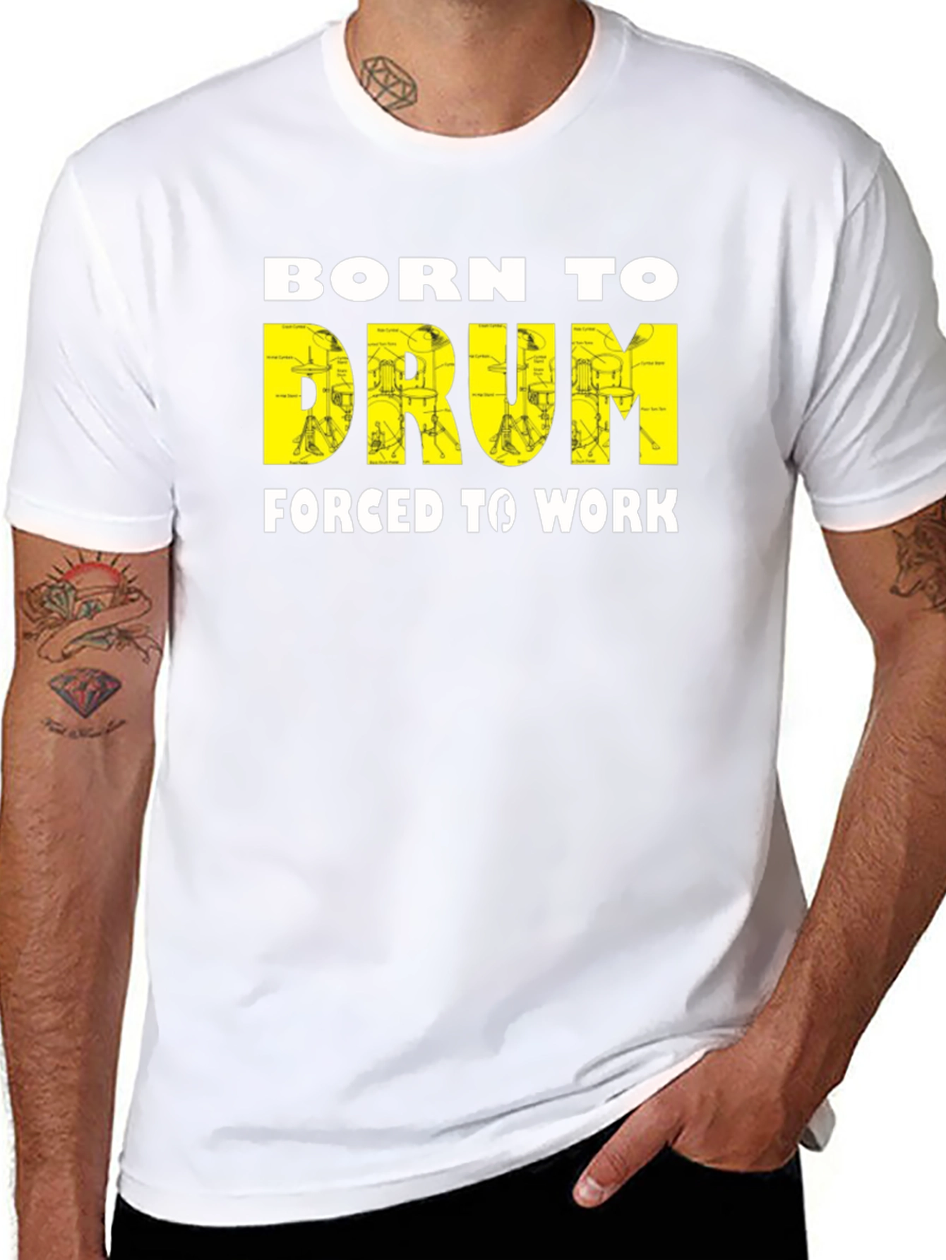 Born to Drum T-Shirt - Musician Tee