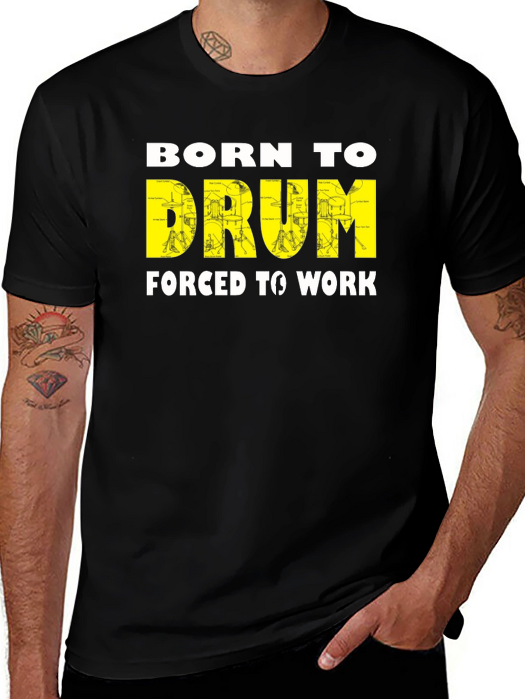 Born to Drum T-Shirt - Musician Tee