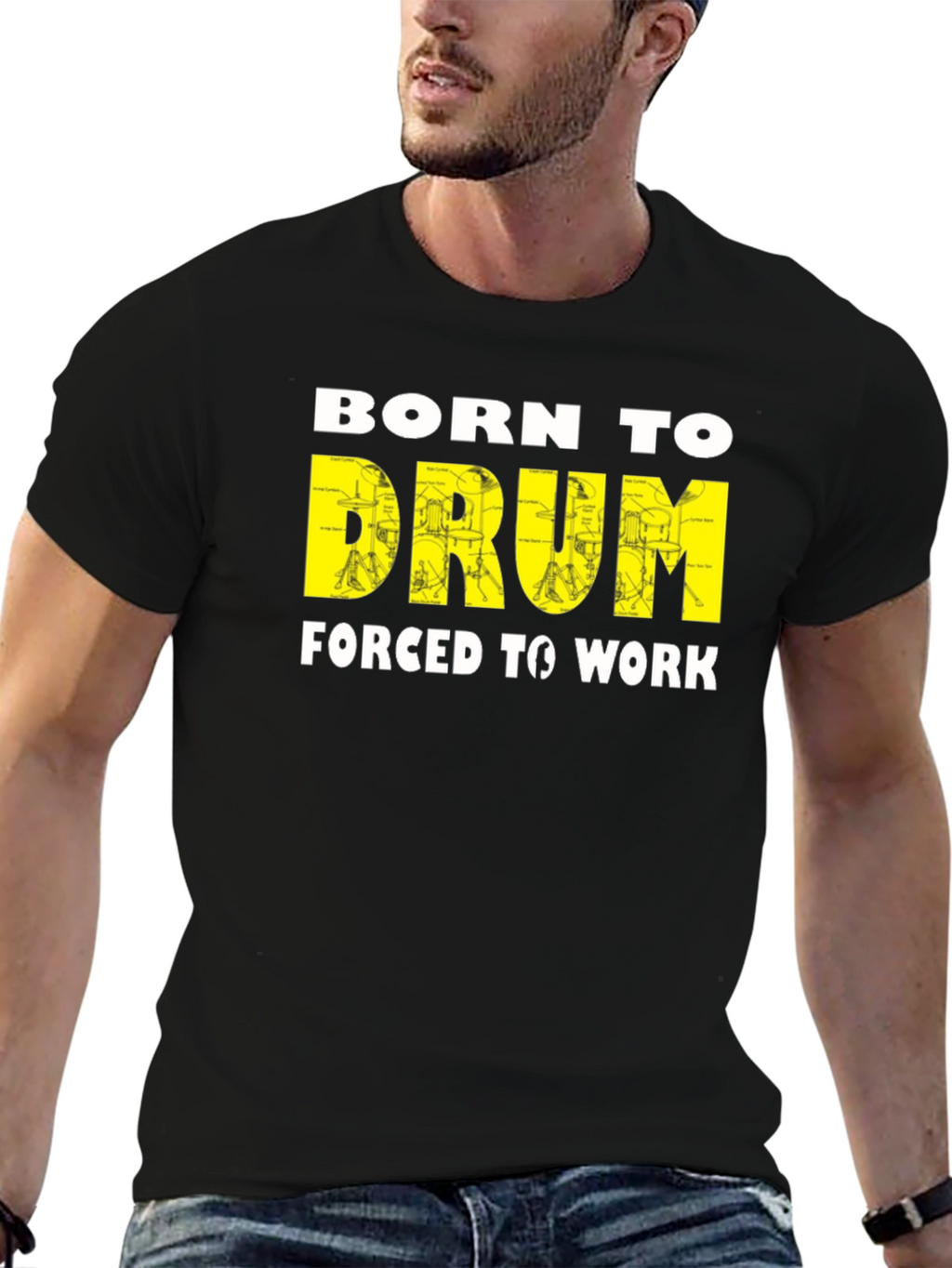 Born to Drum T-Shirt - Musician Tee