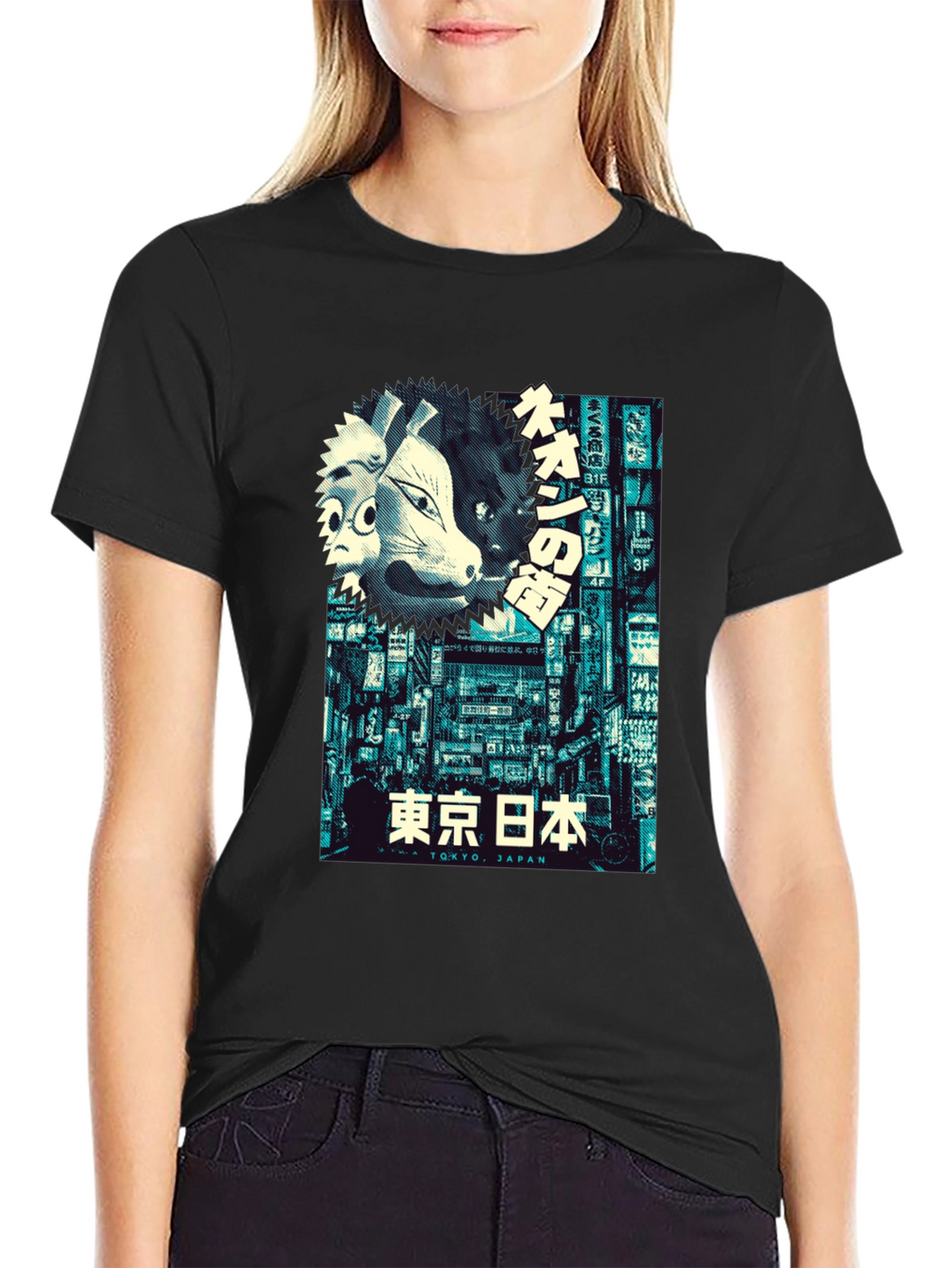 Tokyo Japan Masks Graphic T-Shirt