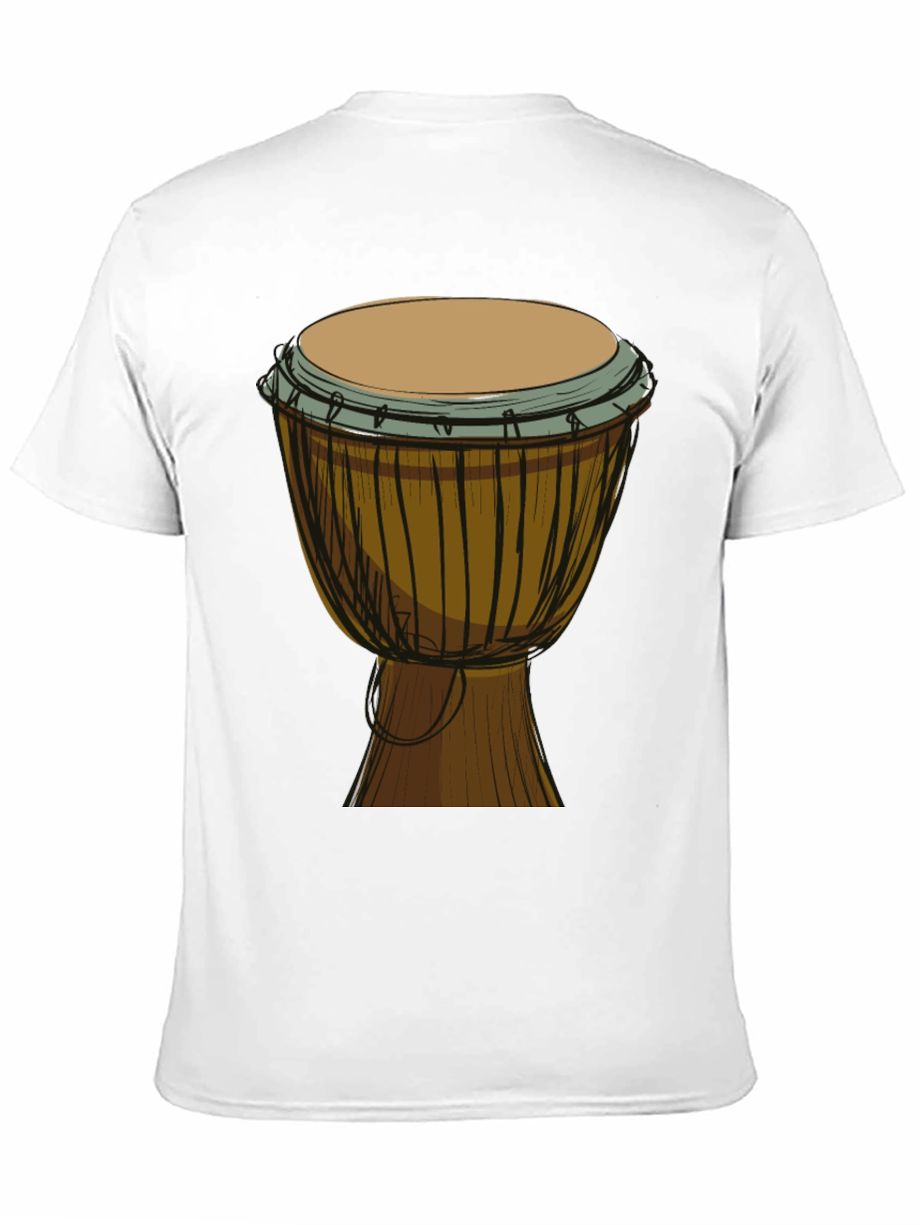 Djembe Drum Graphic Tee - Musical Shirt