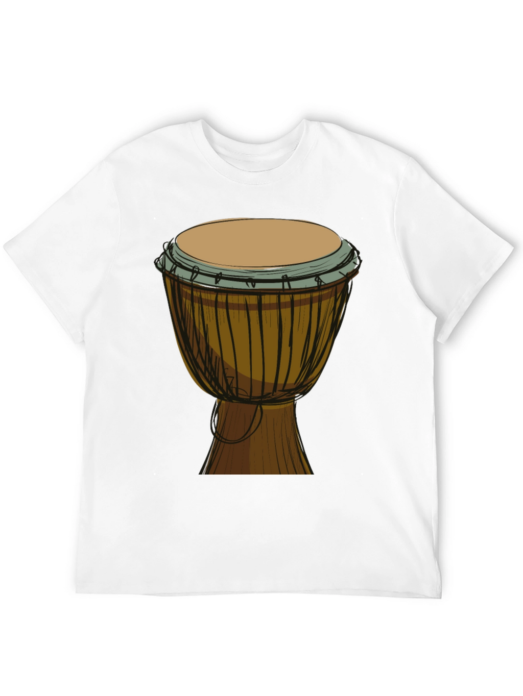 Djembe Drum Graphic Tee - Musical Shirt