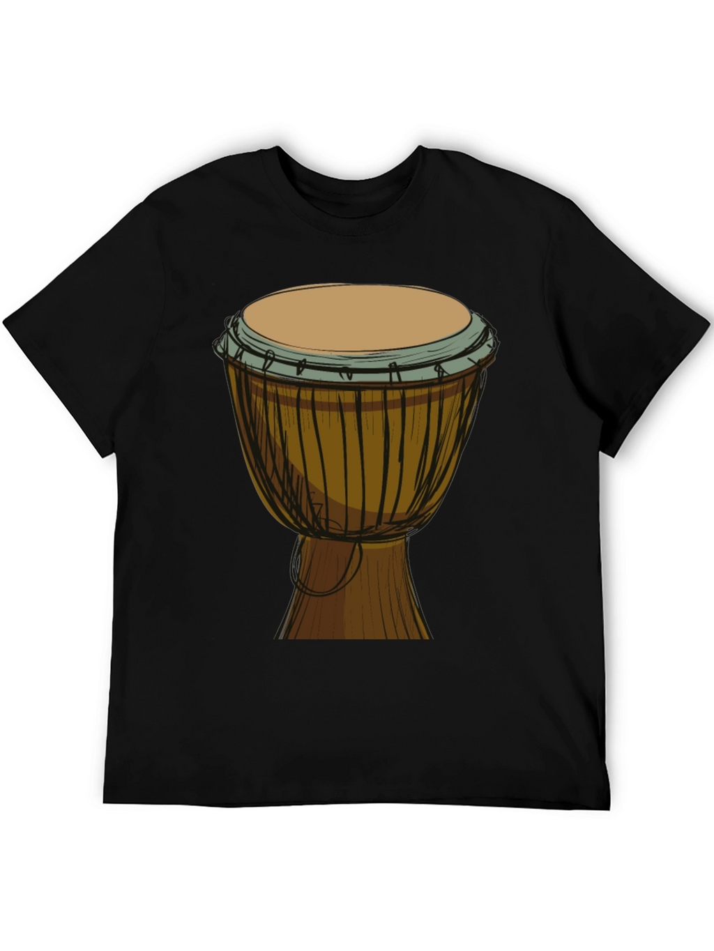 Djembe Drum Graphic Tee - Musical Shirt
